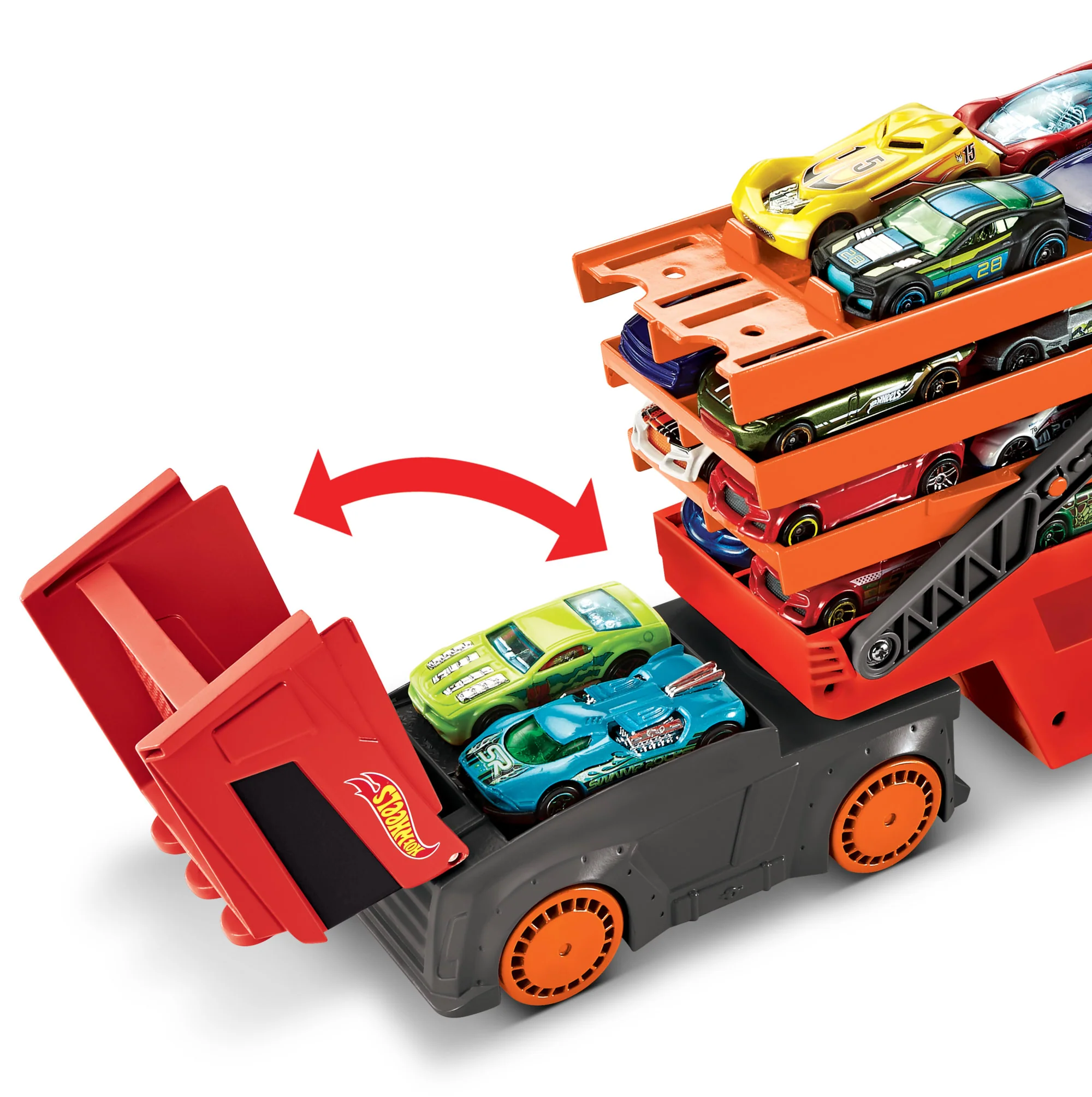 Hot Wheels City Pista de Juguete Mega Remolque - Image 3