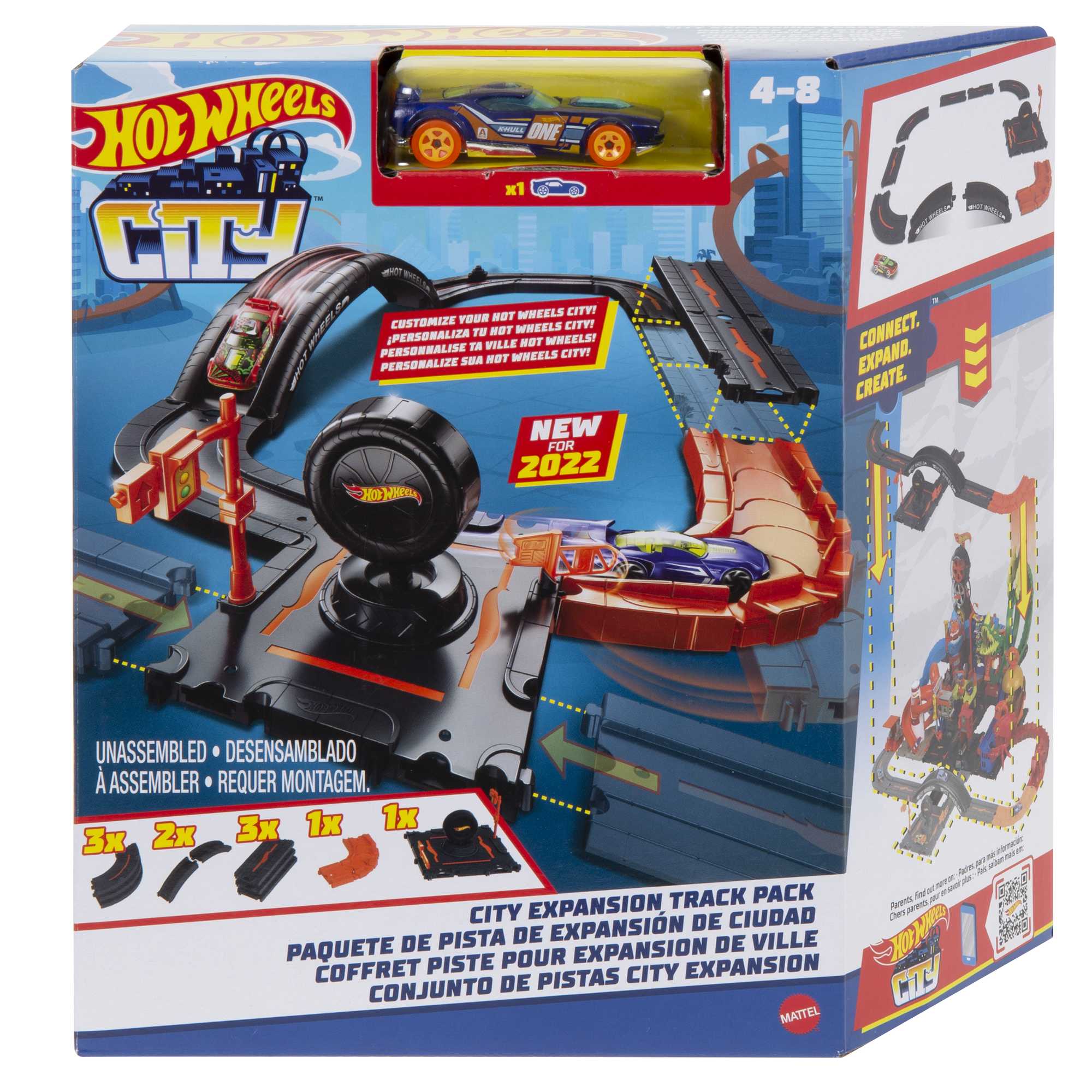 Hot Wheels City Pista de Juguete Paquete para Construcción - Image 6