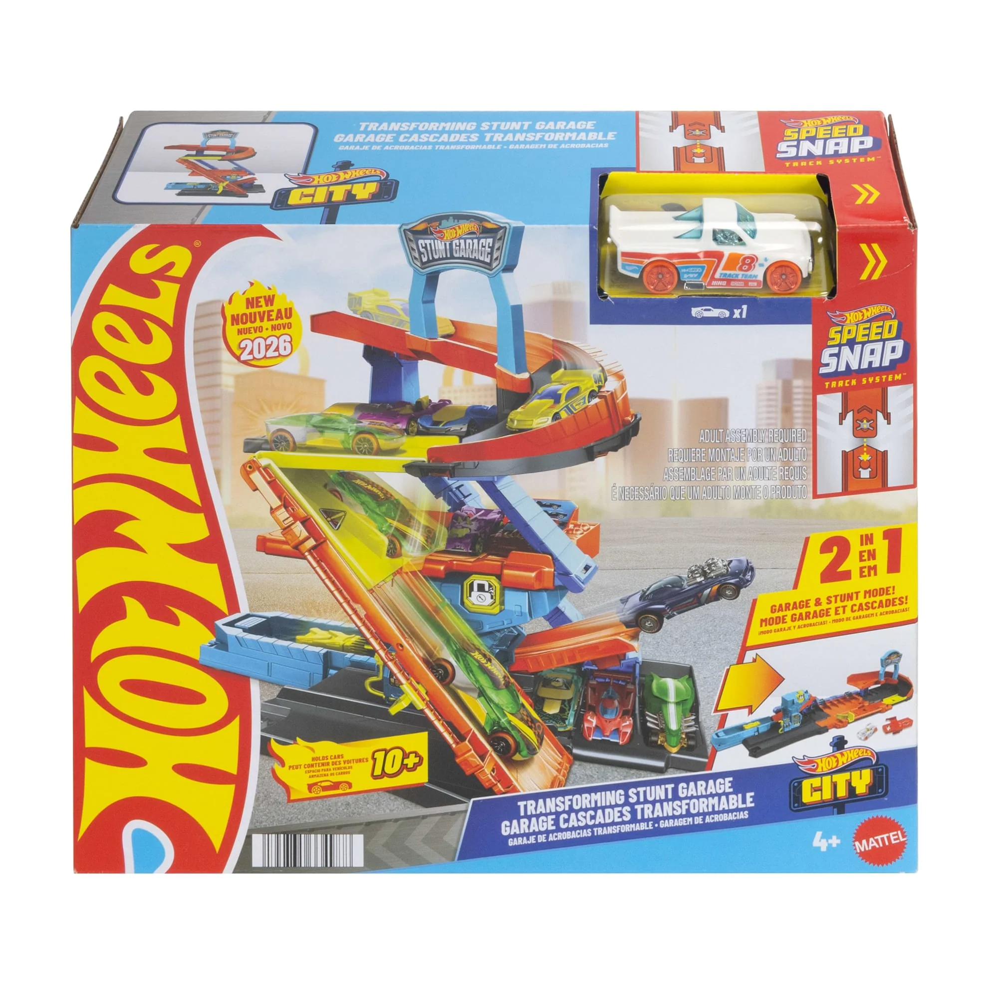 Hot Wheels City Pista de Juguete Pista Garage de acrobacias - Image 6