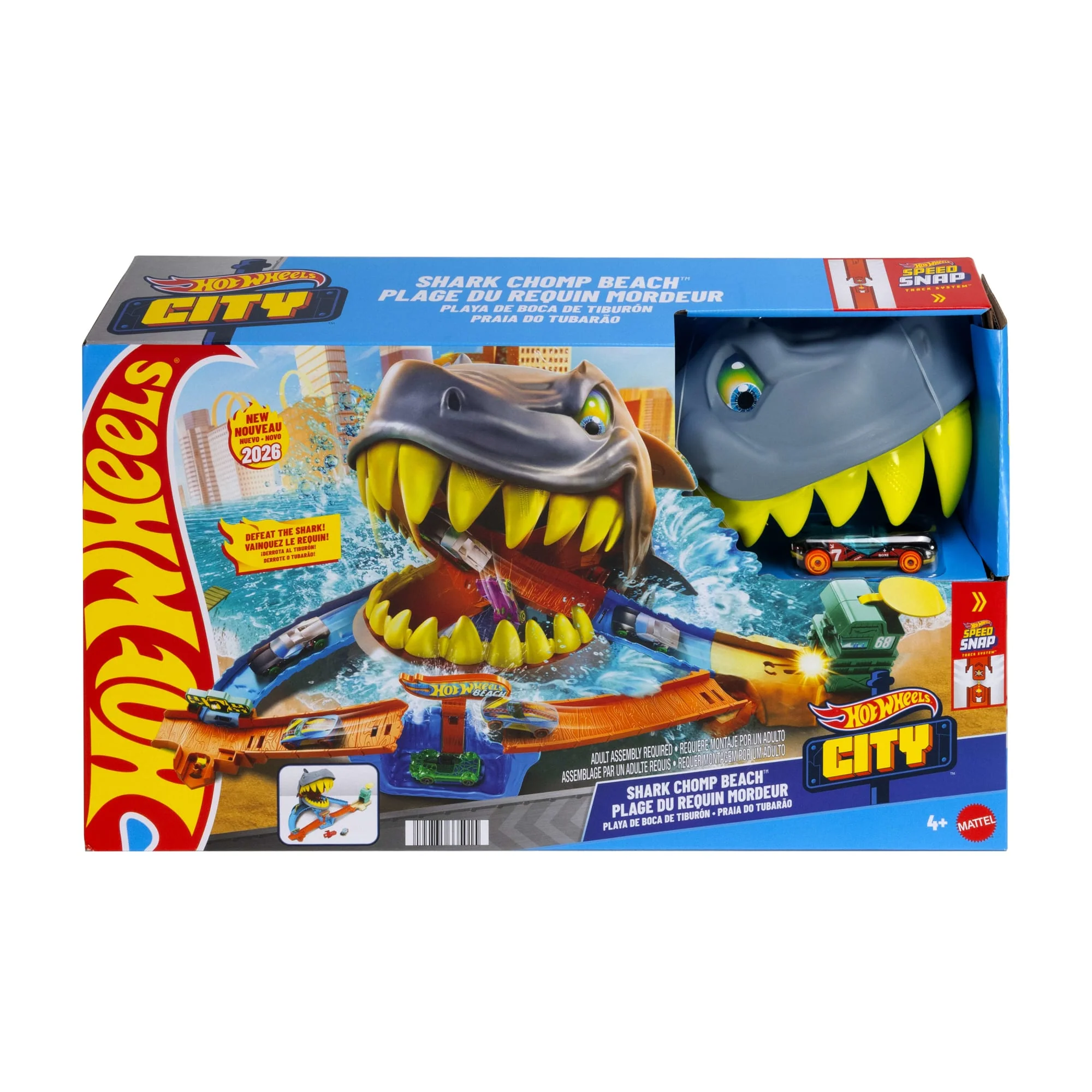 Hot Wheels City Pista de Juguete Pista Tiburón - Image 6
