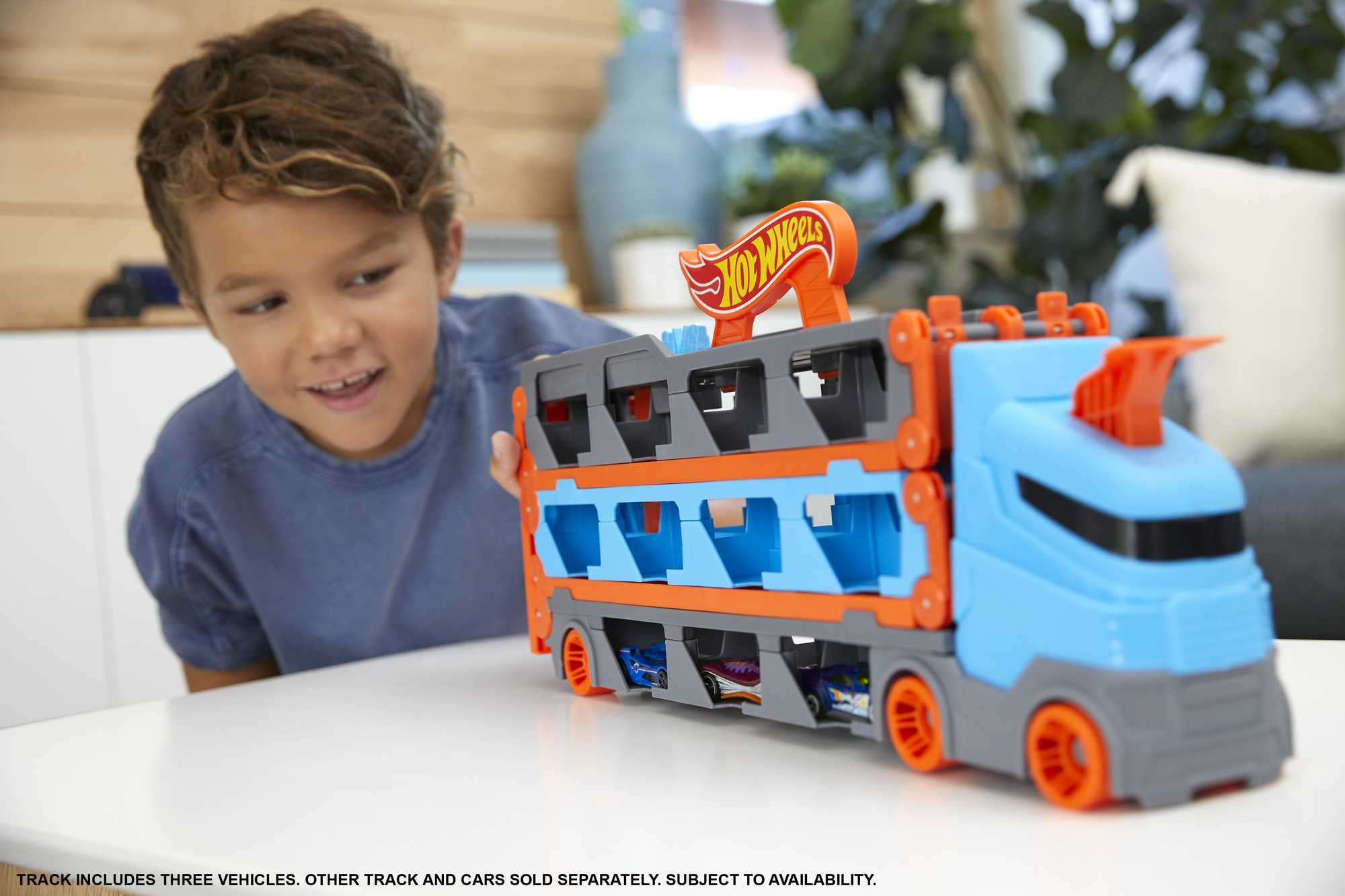 Hot Wheels City Pista de Juguete Remolque Pista de Carreras - Image 2