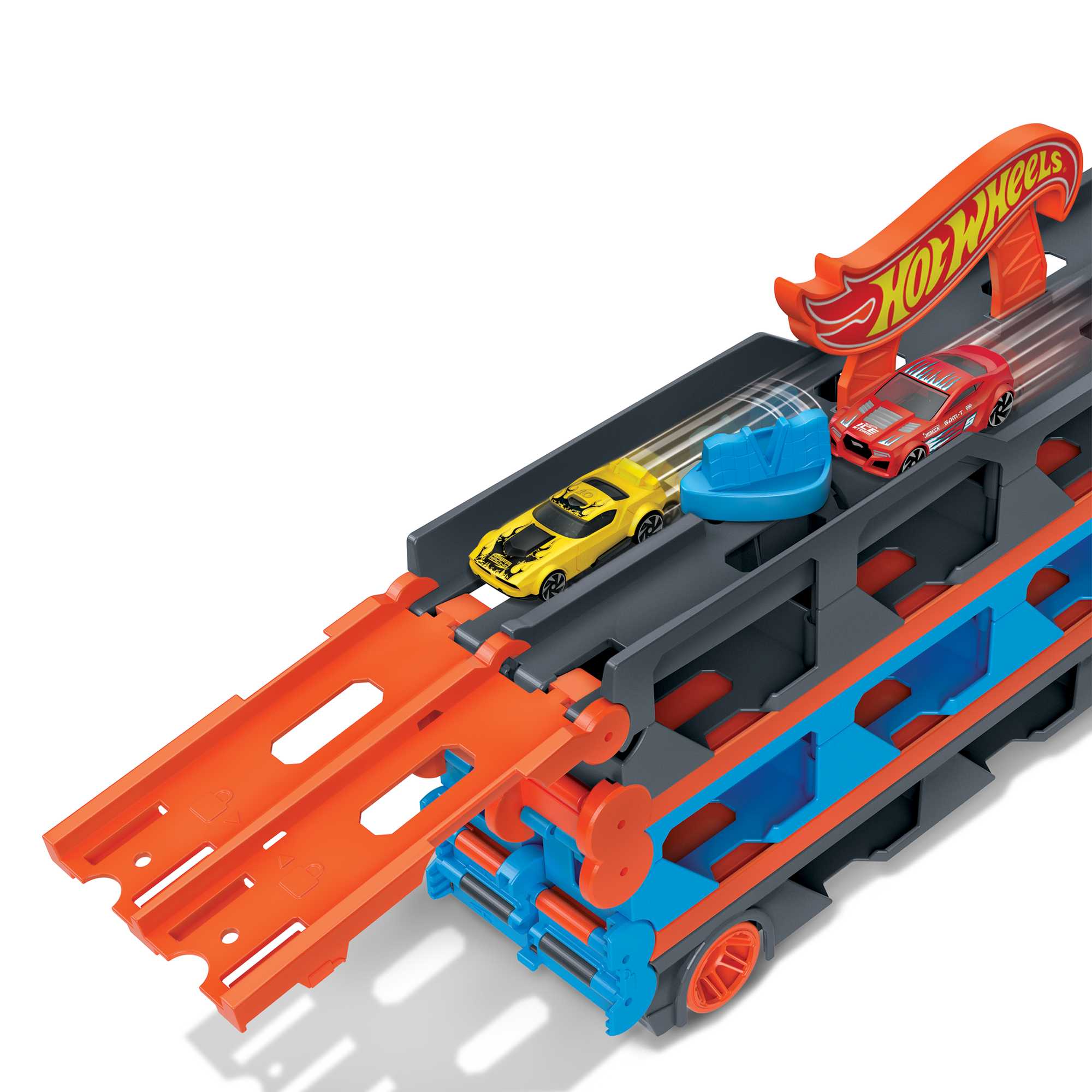 Hot Wheels City Pista de Juguete remolque speedway - Image 3