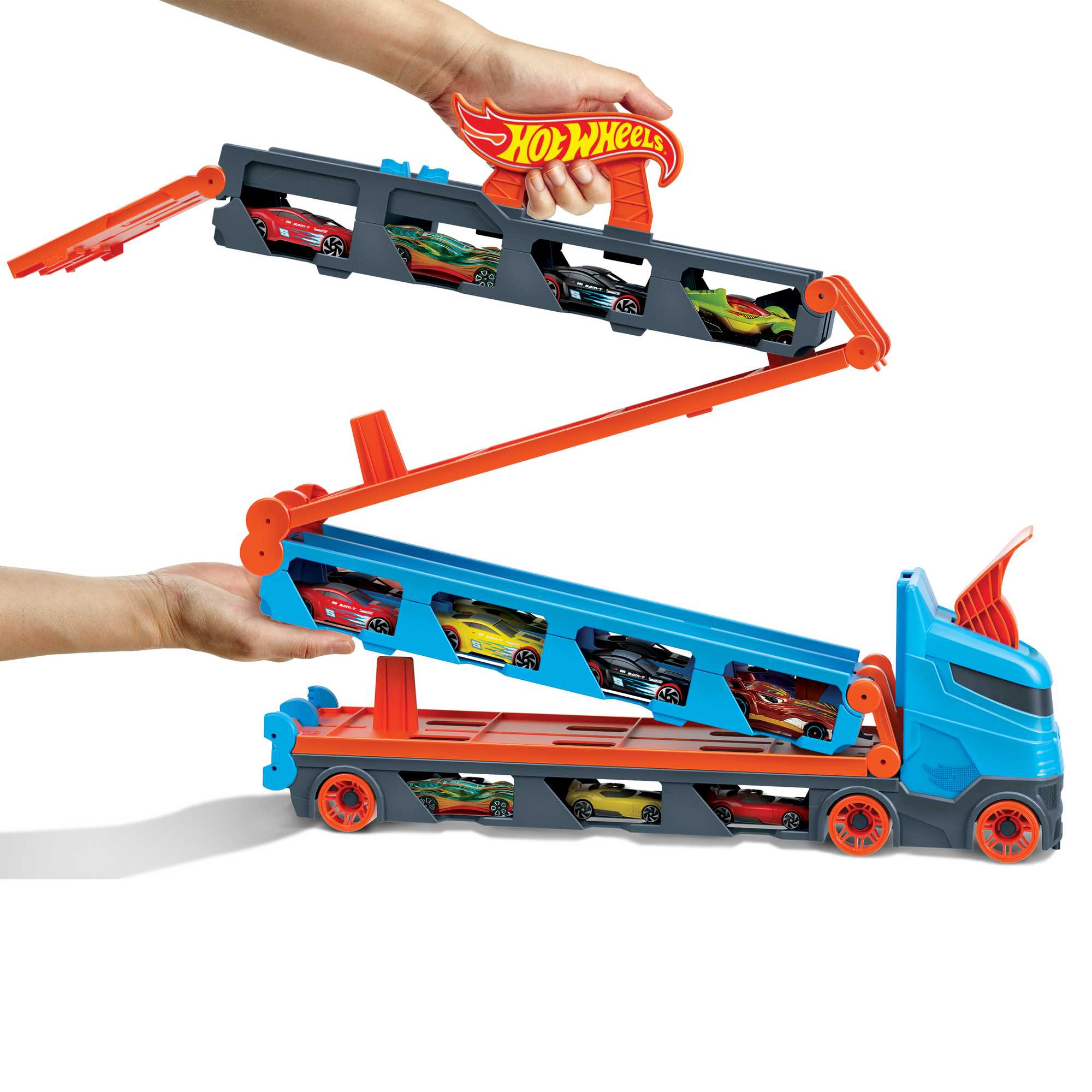 Hot Wheels City Pista de Juguete remolque speedway - Image 6