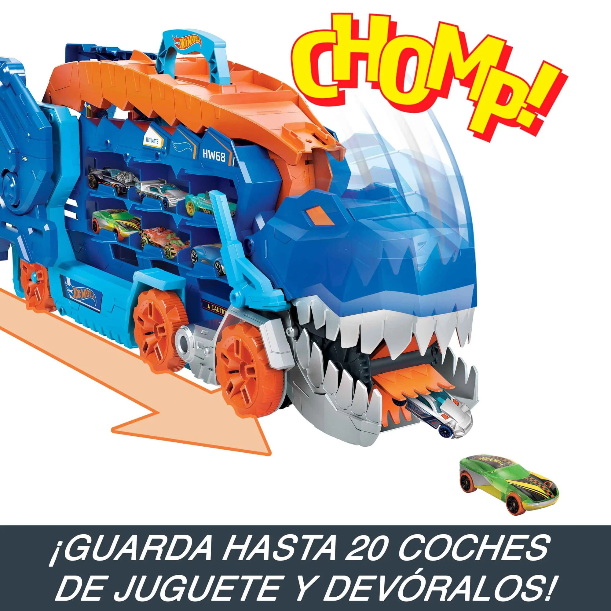 Hot Wheels City Pista de Juguete Súper Remolque de T-Rex - Image 3
