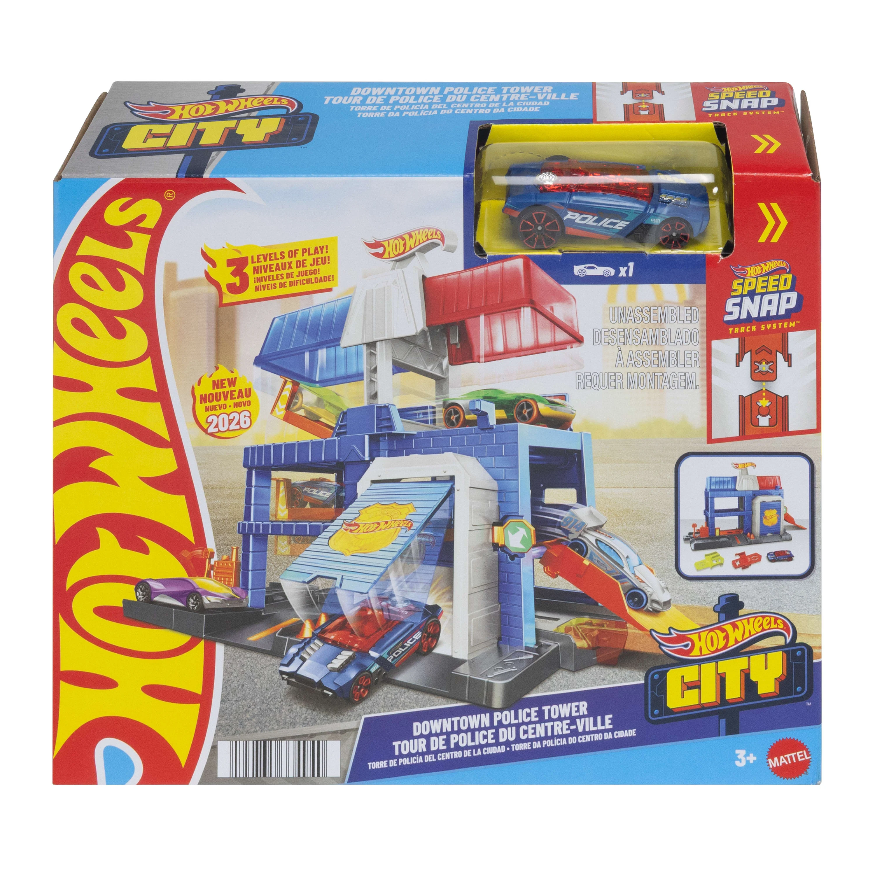 Hot Wheels City Pista de Juguete torre de policía - Image 5