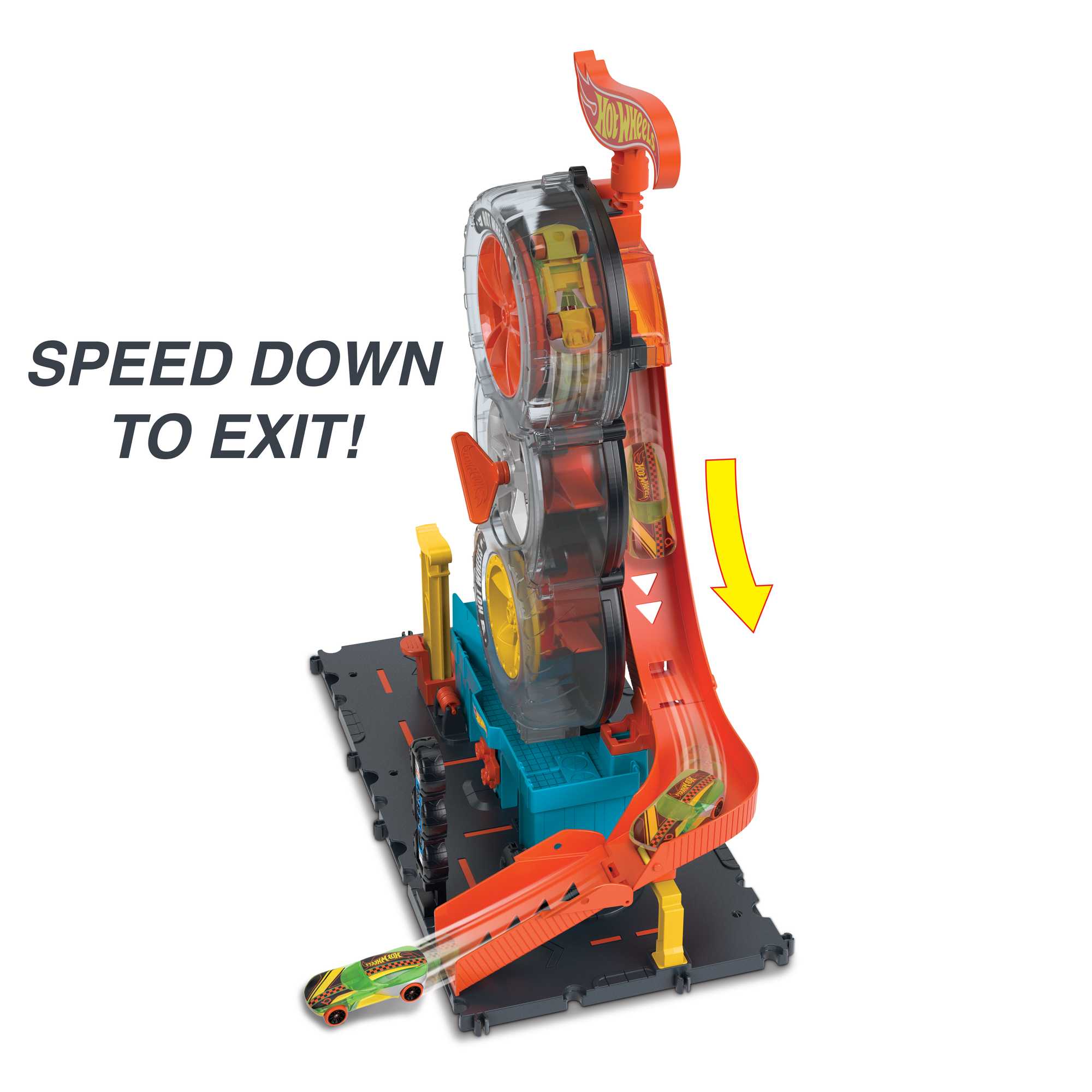 Hot Wheels City Super Twist Tire Shop - Image 5