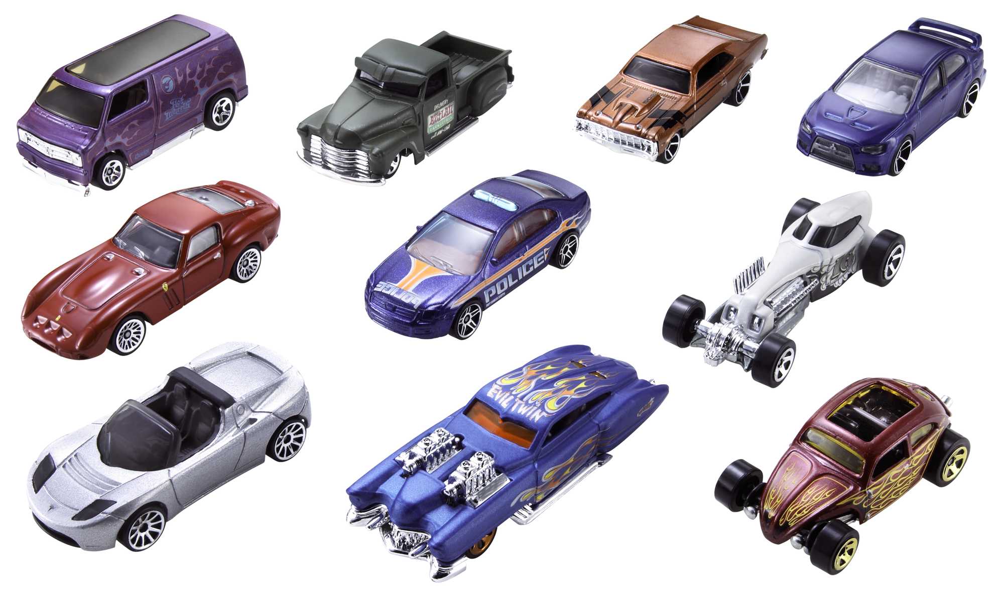 Hot Wheels® Coffret 10 Vehicules - Image 2