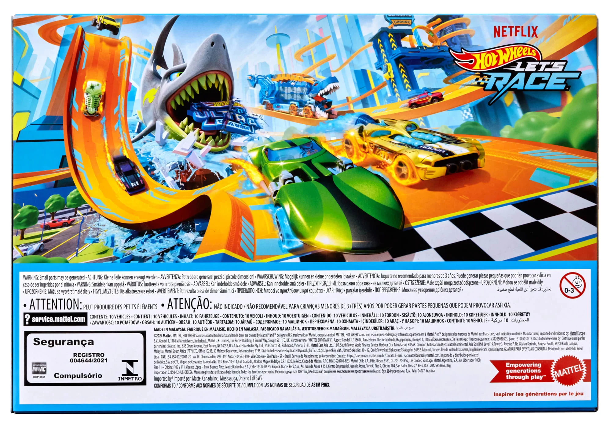 Hot Wheels Coffret de 10 Véhicules Let’S Race - Image 2