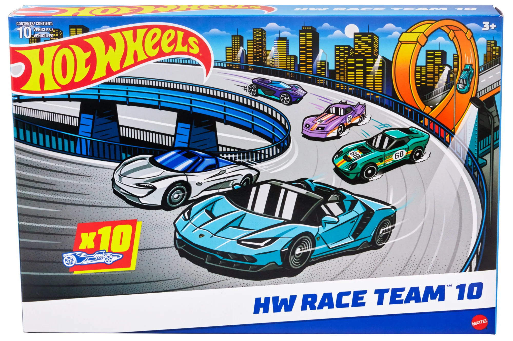 Hot Wheels-Coffret de 10 Voitures de Course - Image 6