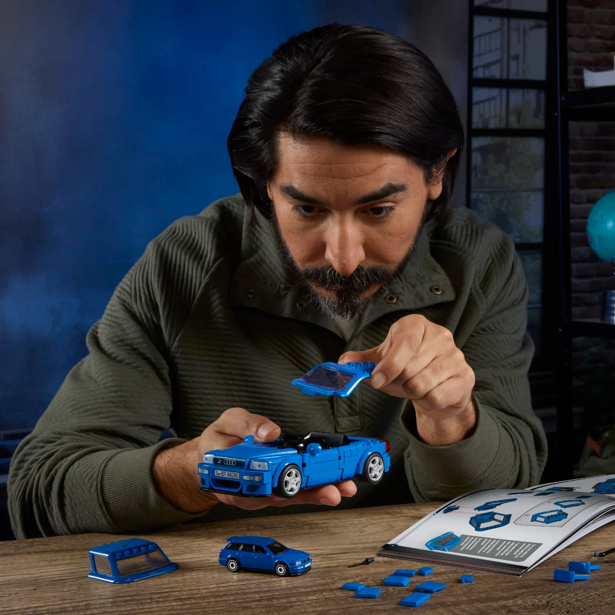 Hot Wheels Coffret de Construction Audi Avant Rs2 - Image 2