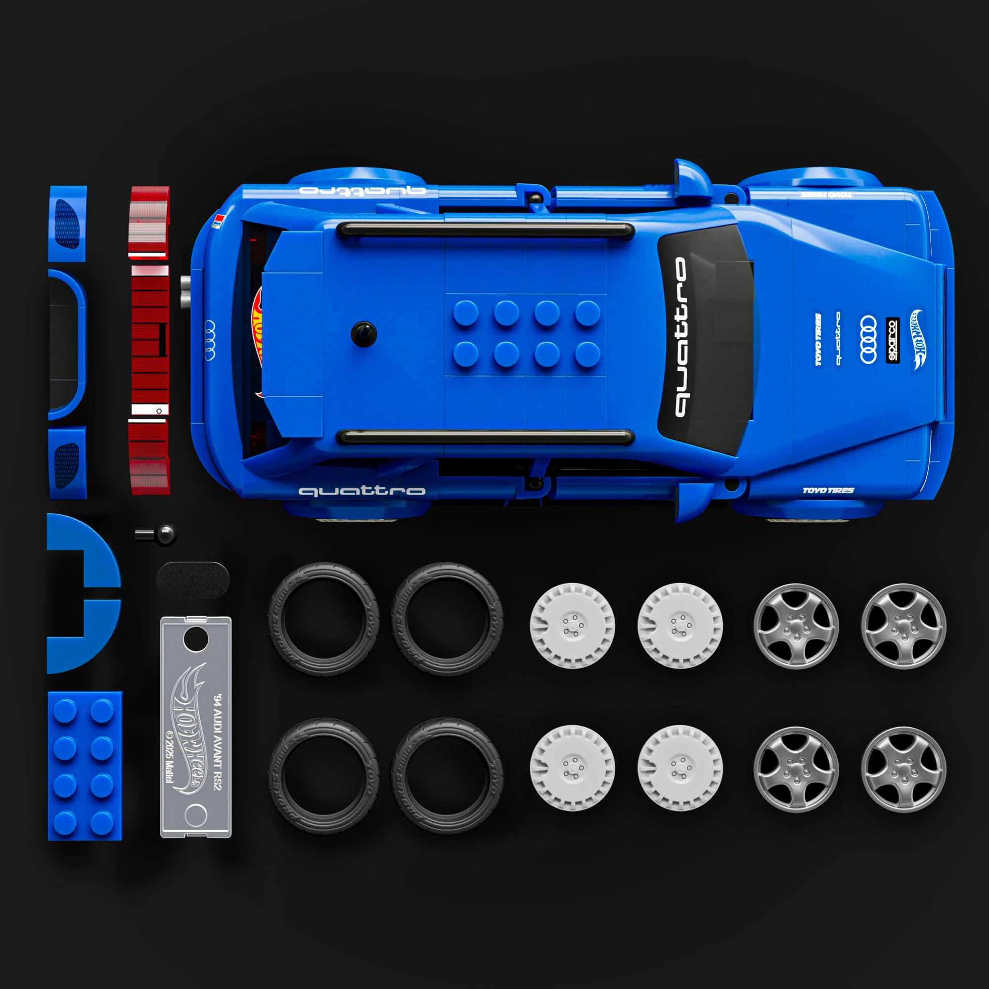 Hot Wheels Coffret de Construction Audi Avant Rs2 - Image 4