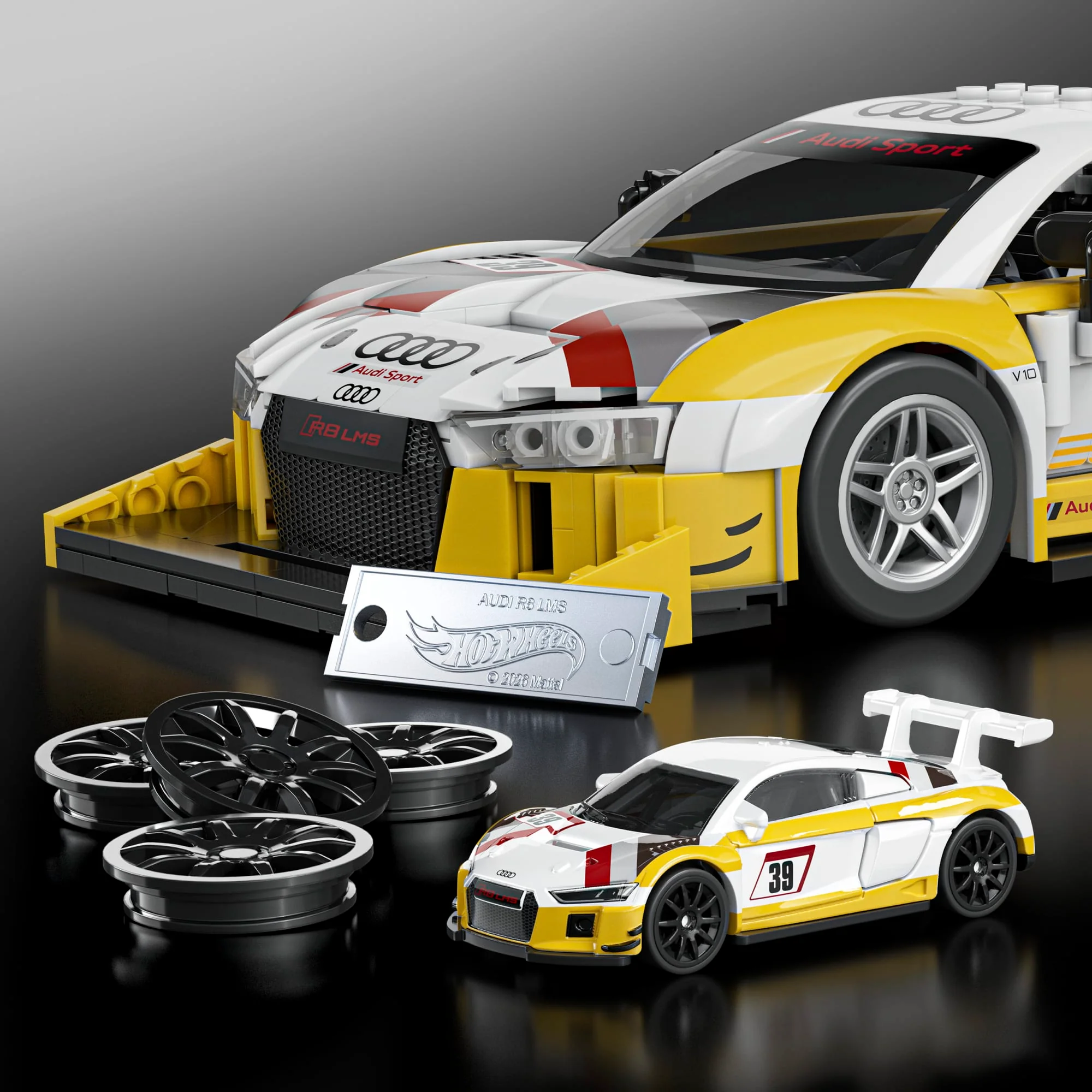 Hot Wheels Coffret de Construction Audi R8 Lms - Image 5