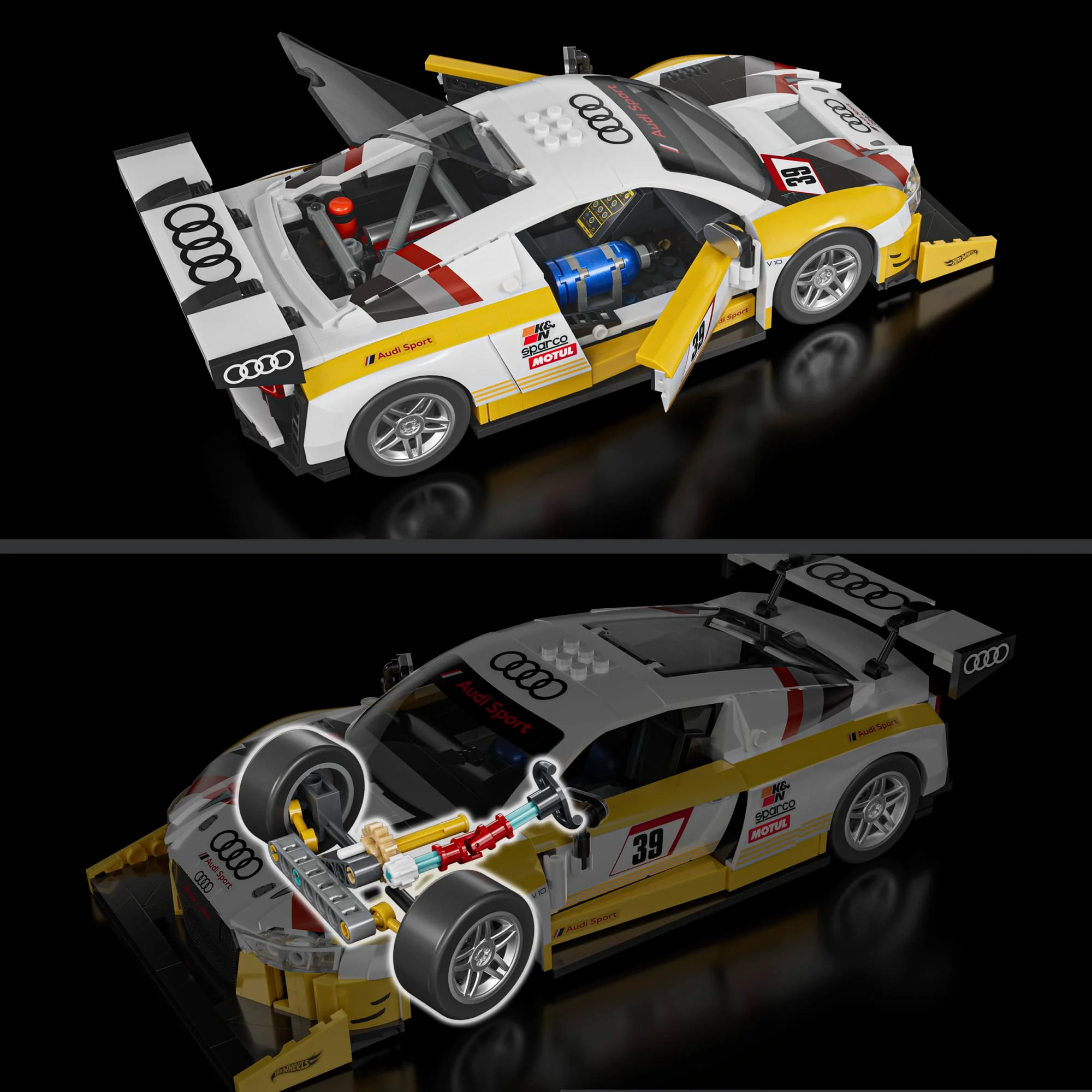 Hot Wheels Coffret de Construction Audi R8 Lms - Image 6