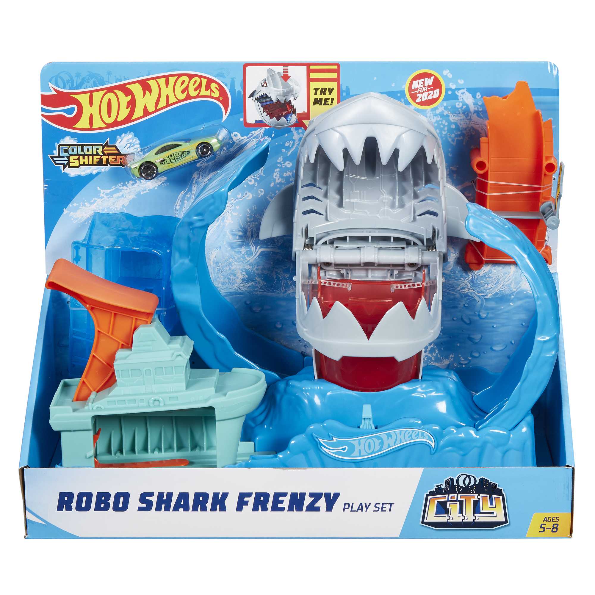 Coffret de Jeu Saut du Requin Color Shifters Ville Hot Wheels - Image 6