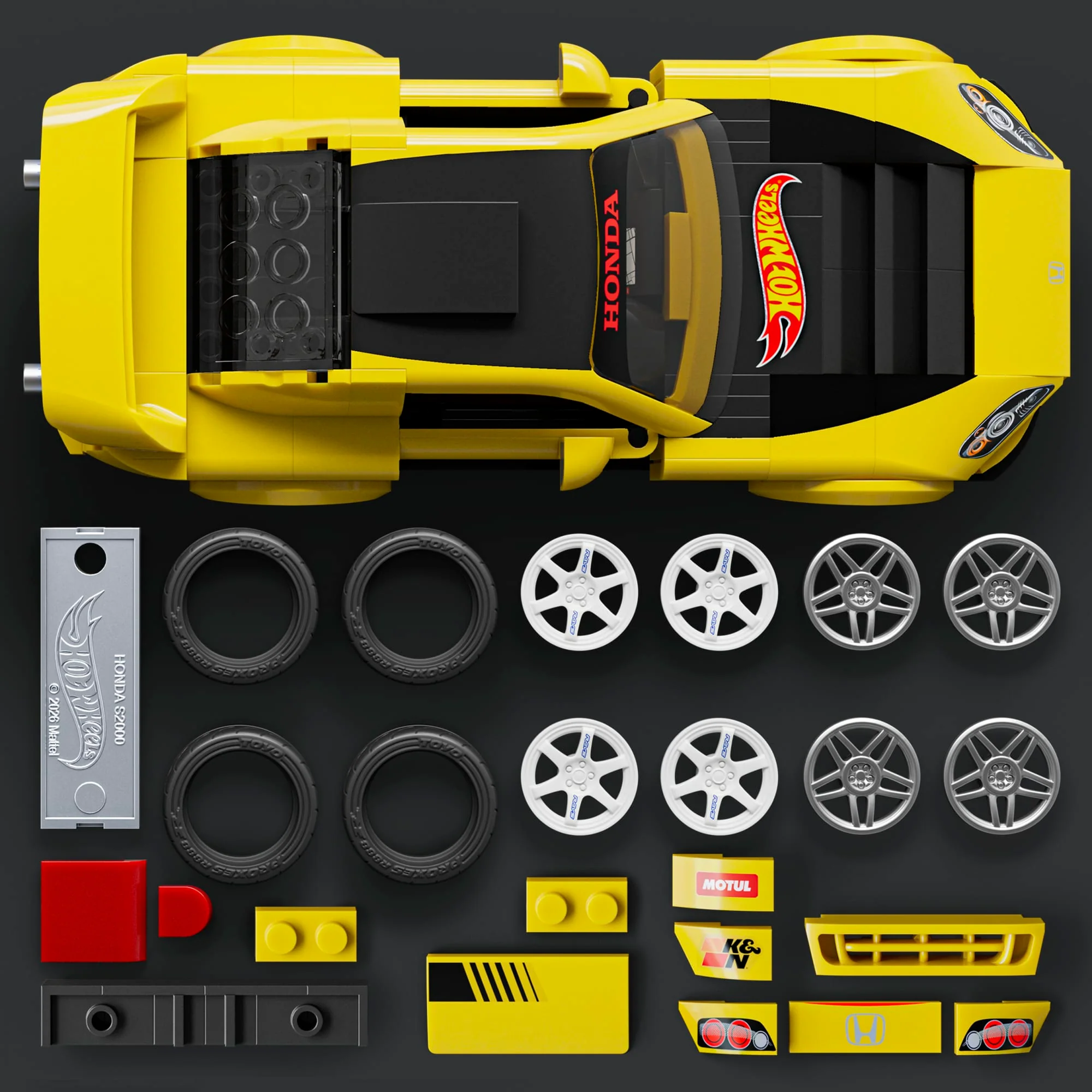 Hot Wheels Coffret Mattel Brick Shop Série Speed Honda S2000 de 2007 - Image 4