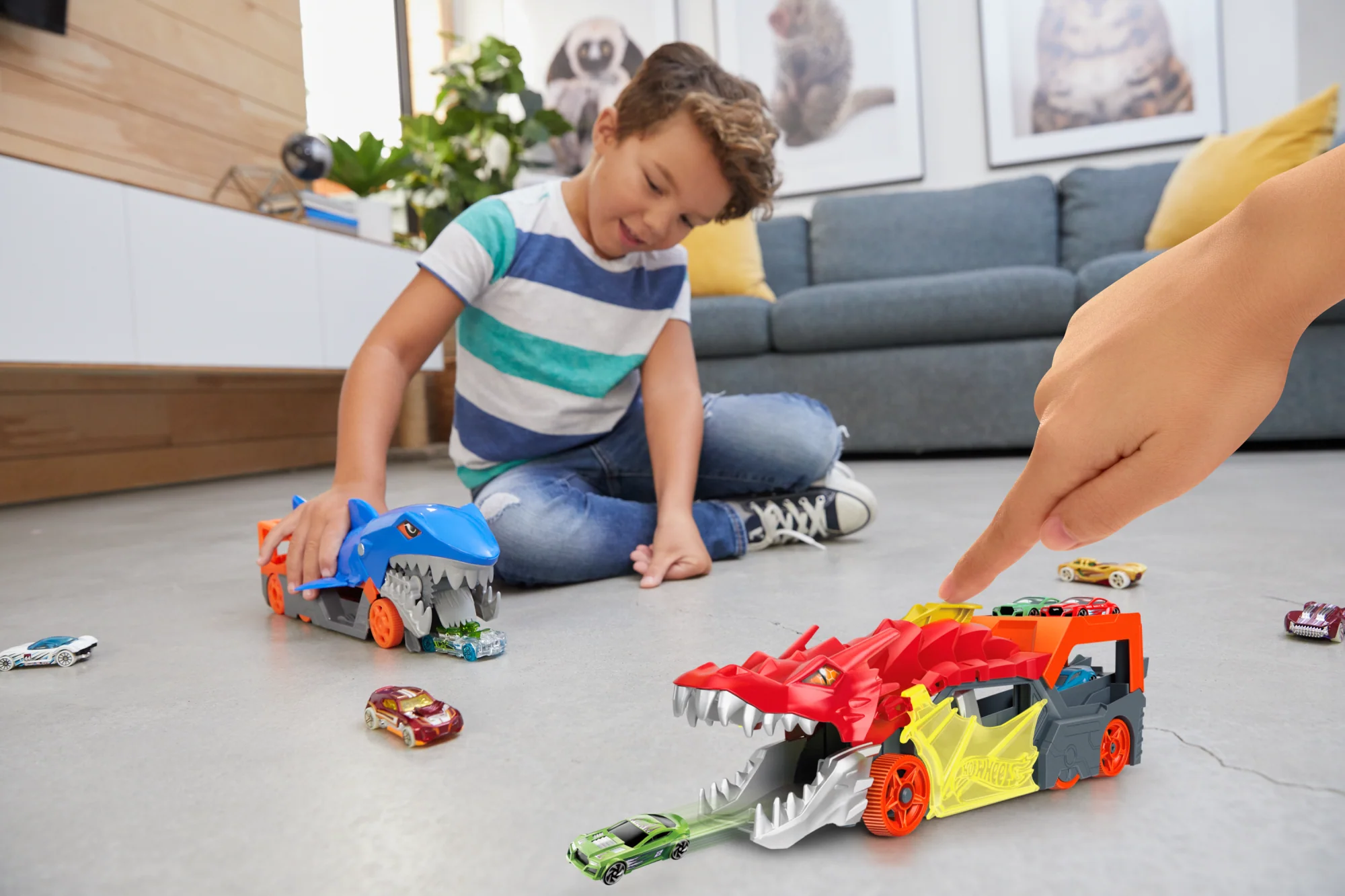 Hot Wheels® Coffret Transporteurs de Combat Créatures - Image 2