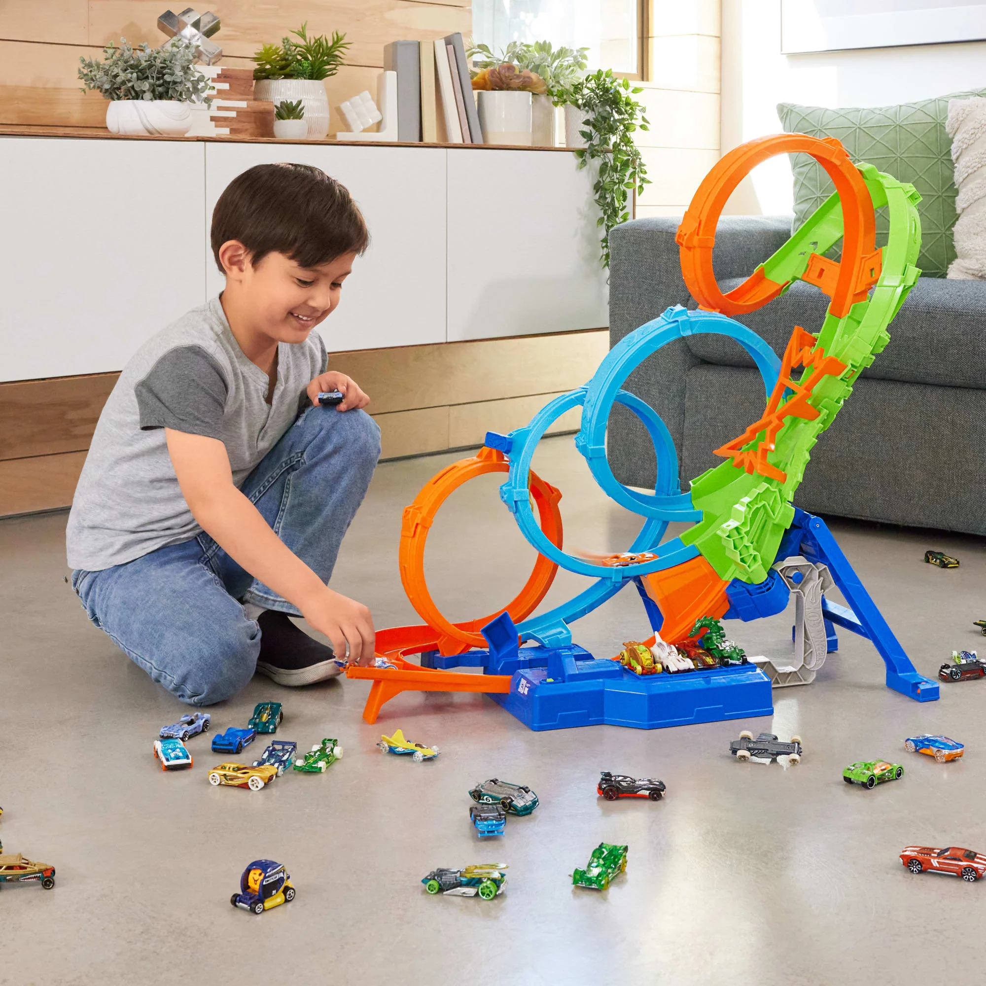 Hot Wheels-Coffret Ultra Crash Looping-Propulseur et Voiture - Image 2