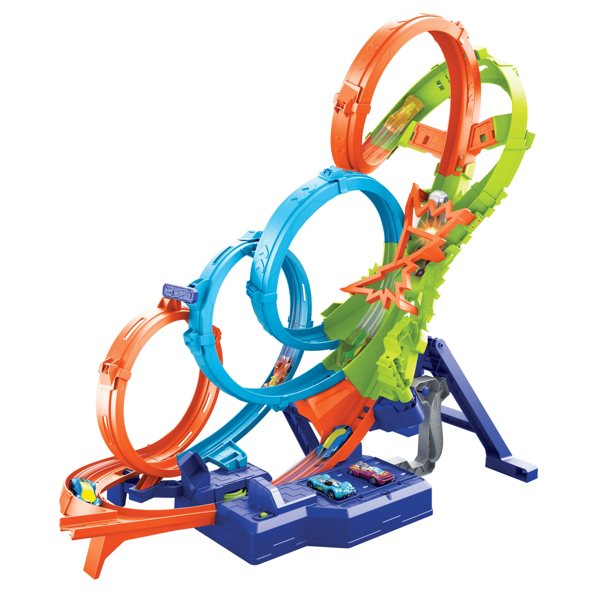 Hot Wheels-Coffret Ultra Crash Looping-Propulseur et Voiture - Image 4