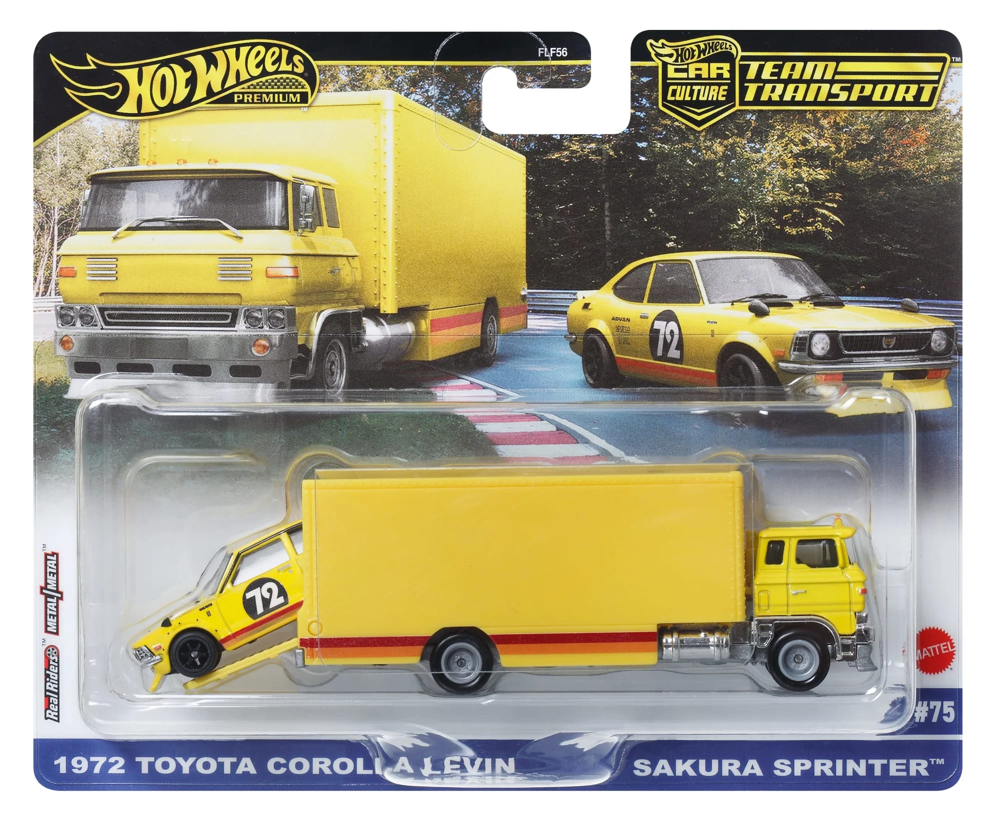 Hot Wheels Collector Vehículo de Colección Auto Transportador 72 Toyota Corolla Levin - Image 6