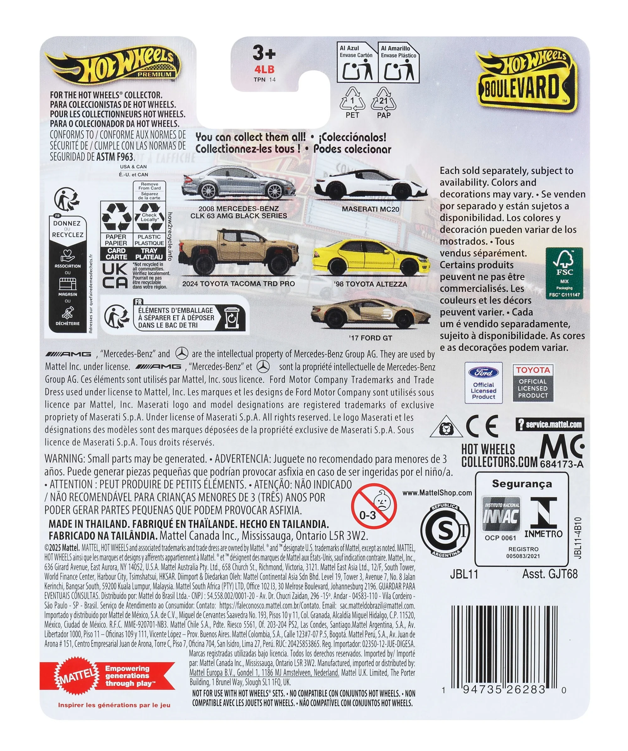 Hot Wheels Collector Vehículo de Colección Maserati MC20 - Image 2