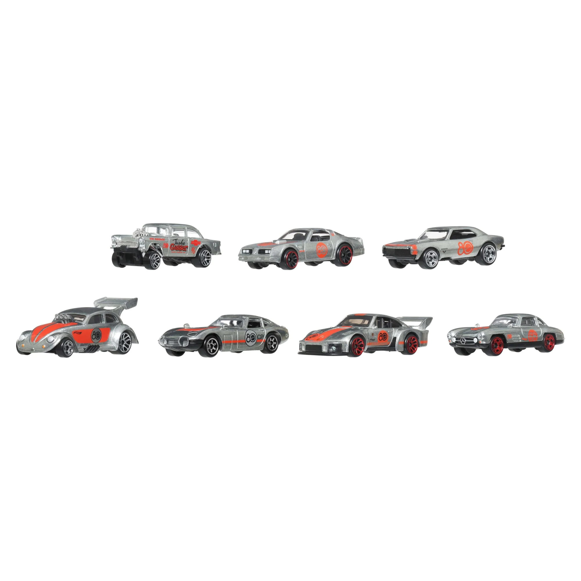 Hot Wheels Collector Vehículo de Colección Mattel 80 Aniversario Paquete de 7 - Image 2