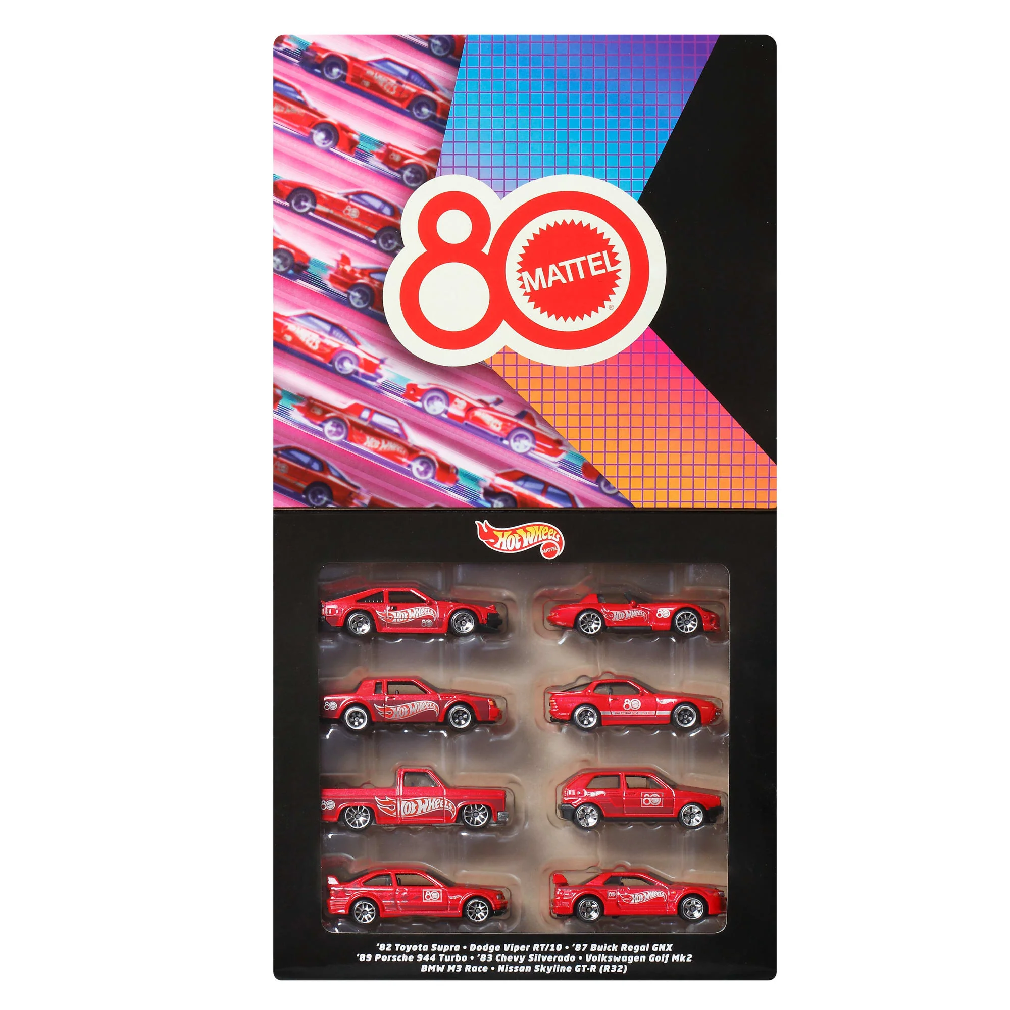 Hot Wheels Collector Vehículo de Colección Mattel 80 Aniversario Paquete de 8 Autos - Image 7