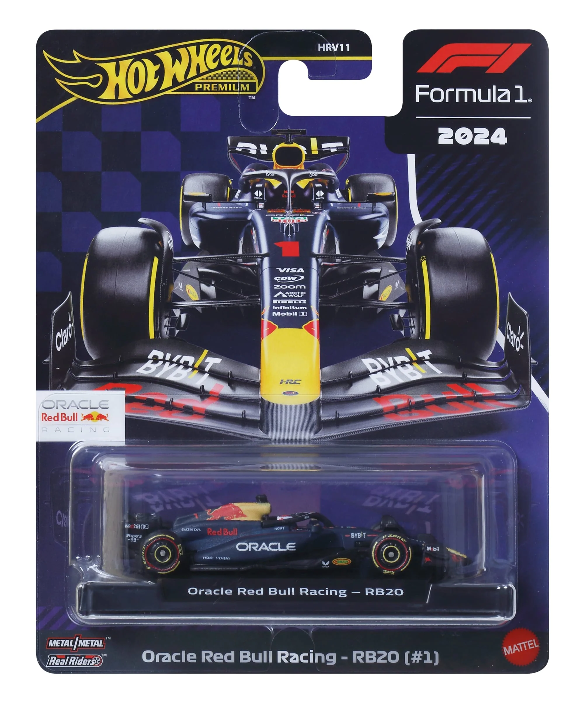 Hot Wheels Collector Vehículo de Juguete Hot Wheels Premium F1 RB20 Red Bull 1:64 Coleccionistas - Image 6
