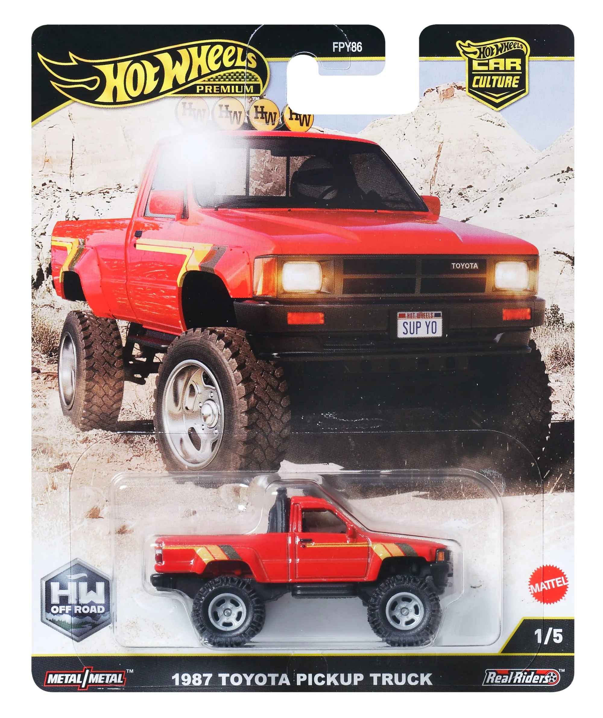 Hot Wheels Collector Veículo de Brinquedo 1987 Toyota Pickup Truck - Image 6