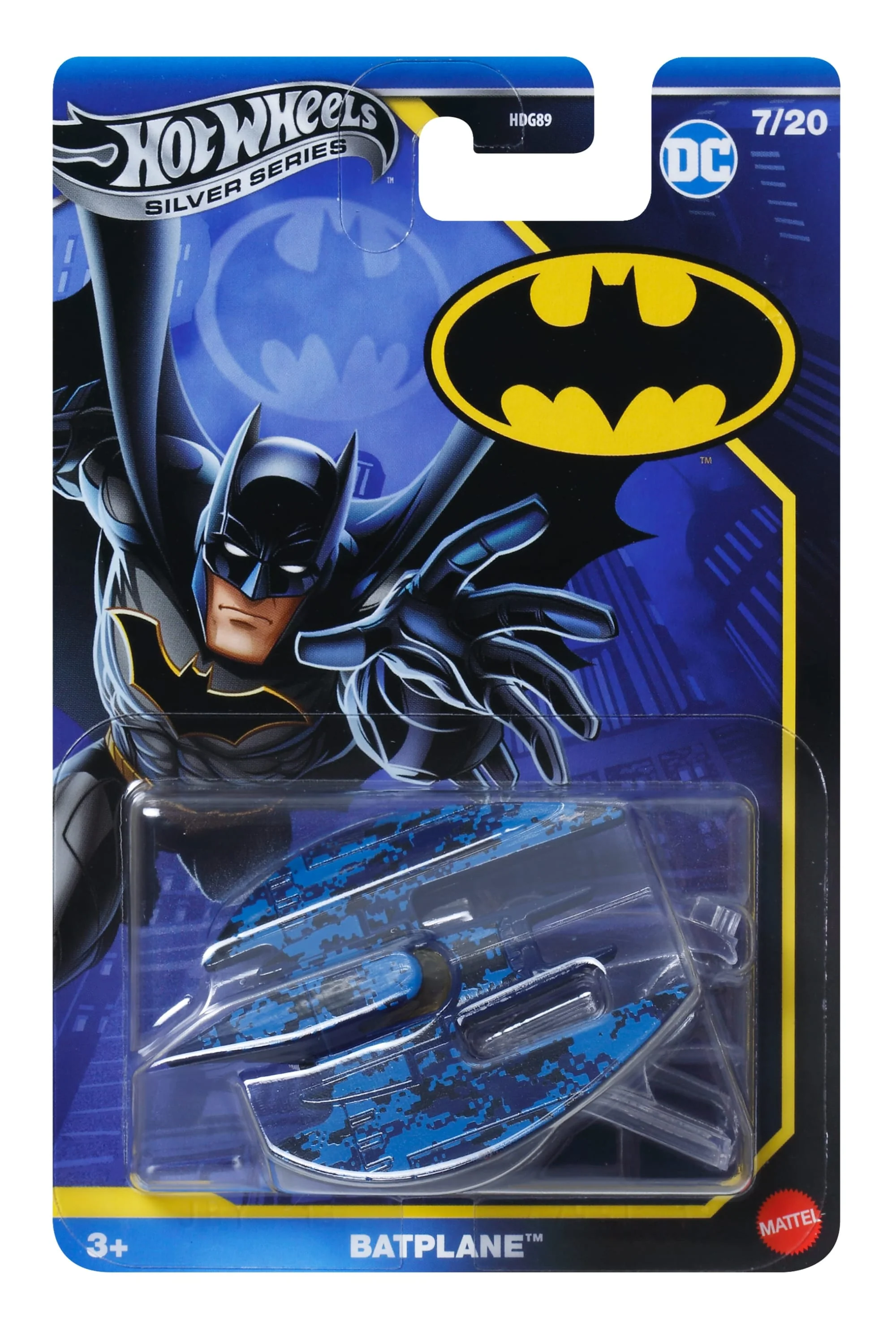 Hot Wheels Collector Veículo de Brinquedo Batman Batplane - Image 3