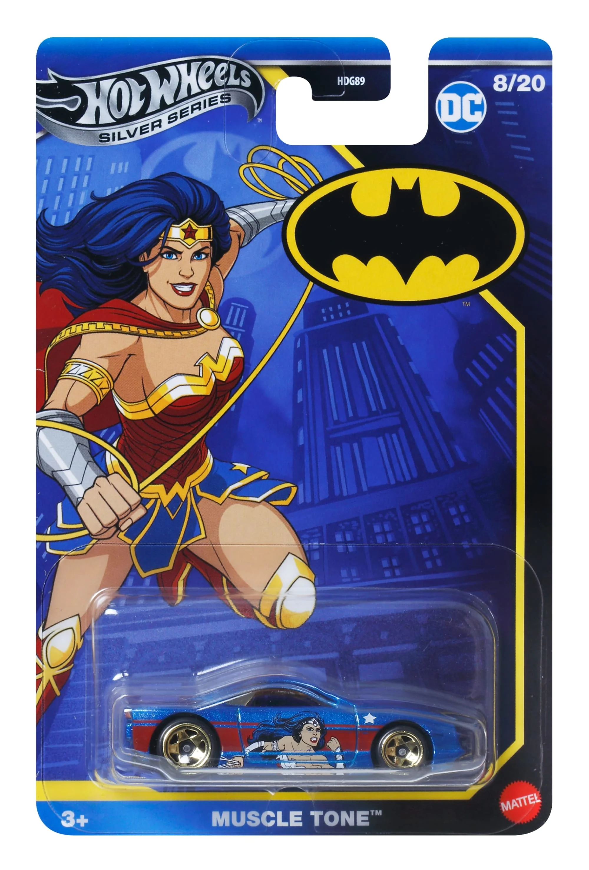 Hot Wheels Collector Veículo de Brinquedo Batman Muscle Tone - Image 4