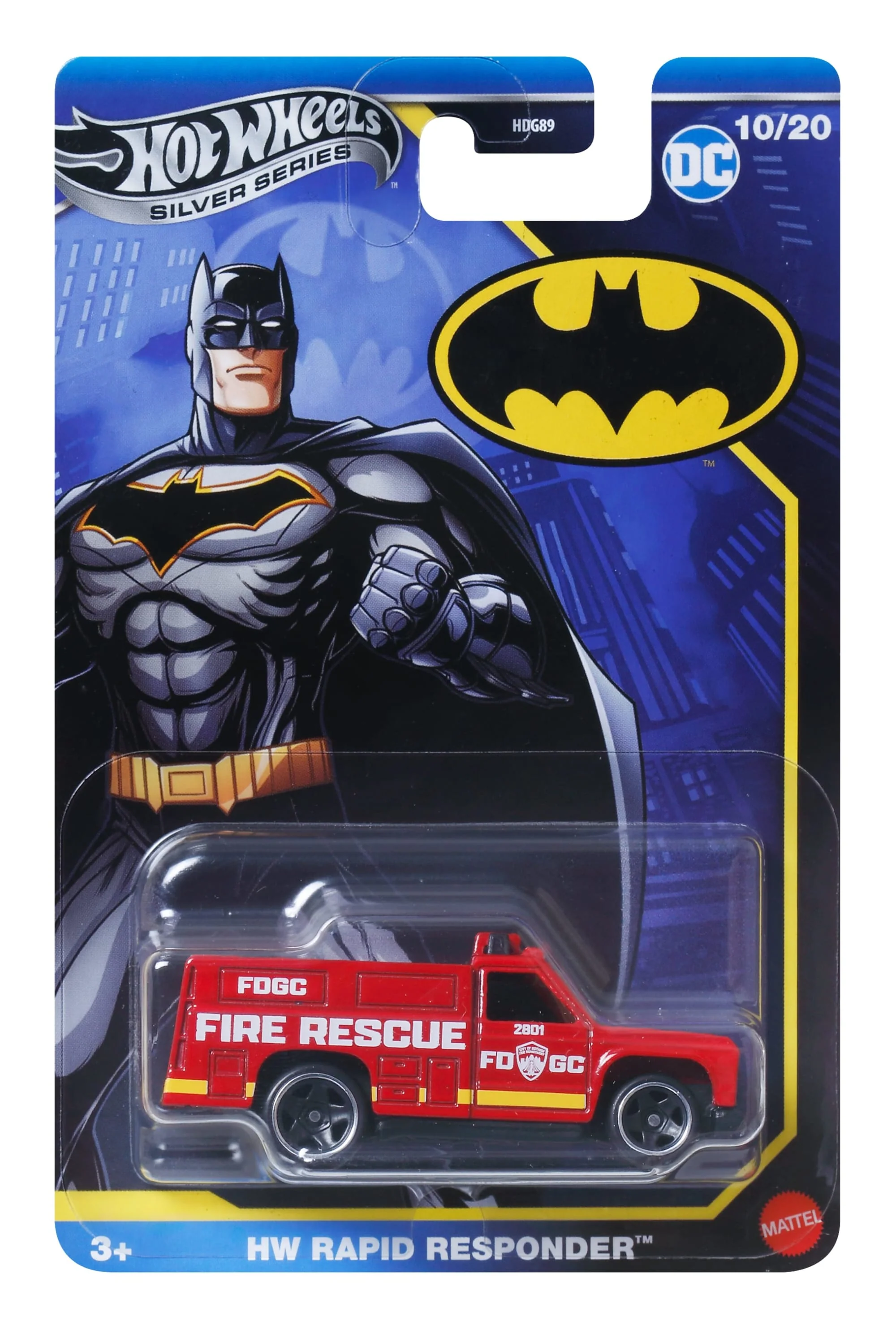 Hot Wheels Collector Veículo de Brinquedo Batman Rapid Responder - Image 4