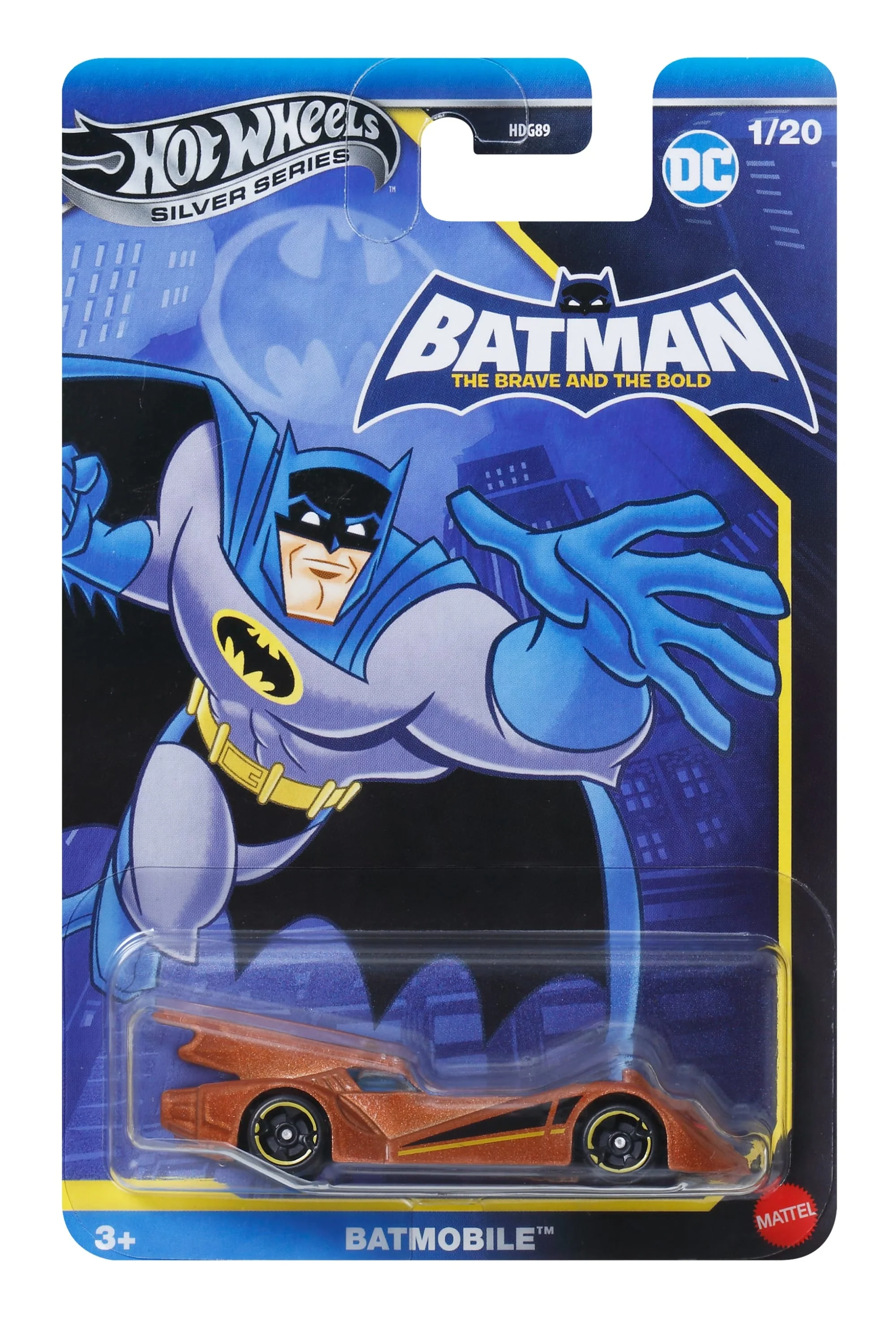 Hot Wheels Collector Veículo de Brinquedo Batman the Brave and the Bold Batmobile - Image 4