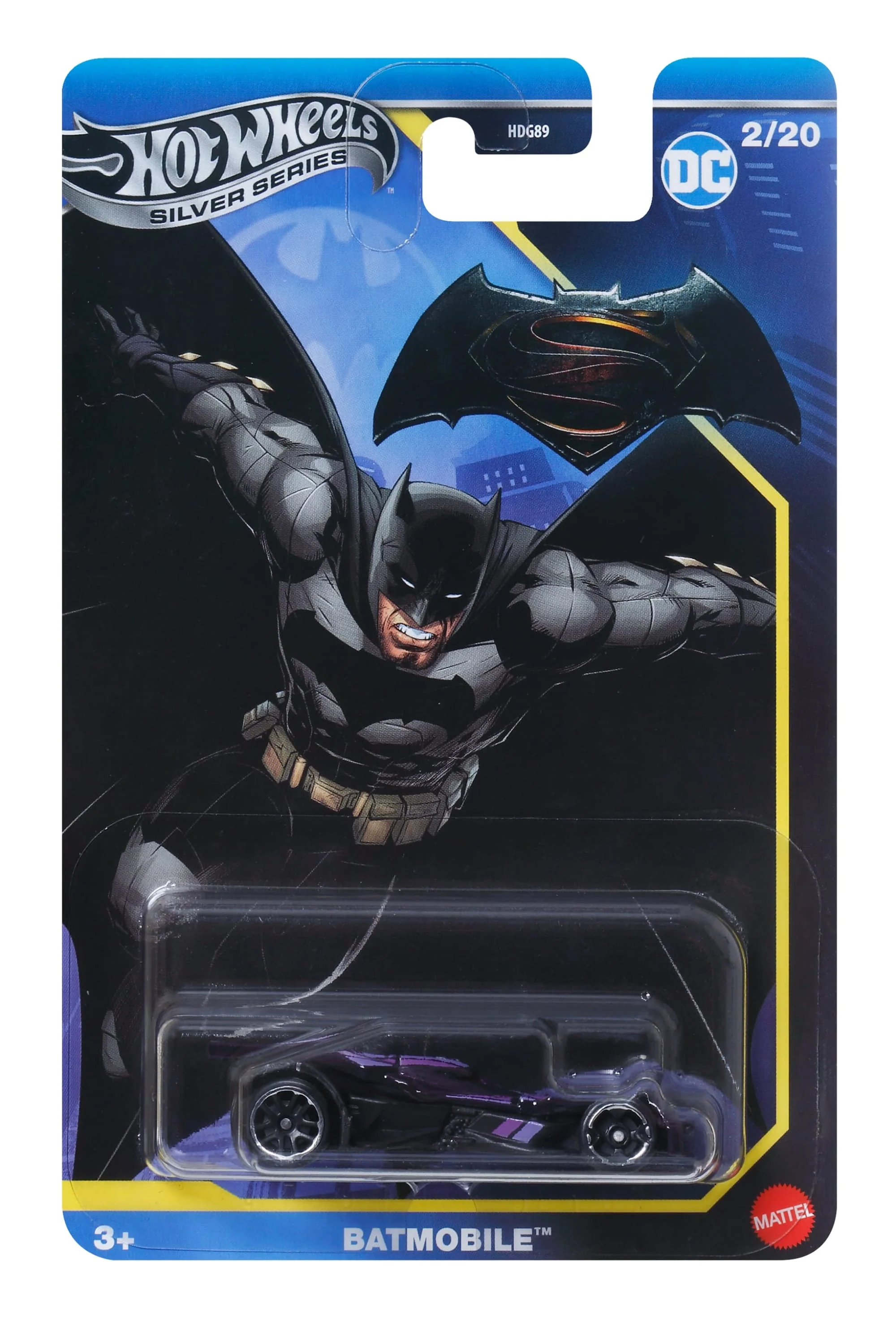 Hot Wheels Collector Veículo de Brinquedo Batman vs Superman: Origem da Justiça Batmóvel - Image 4