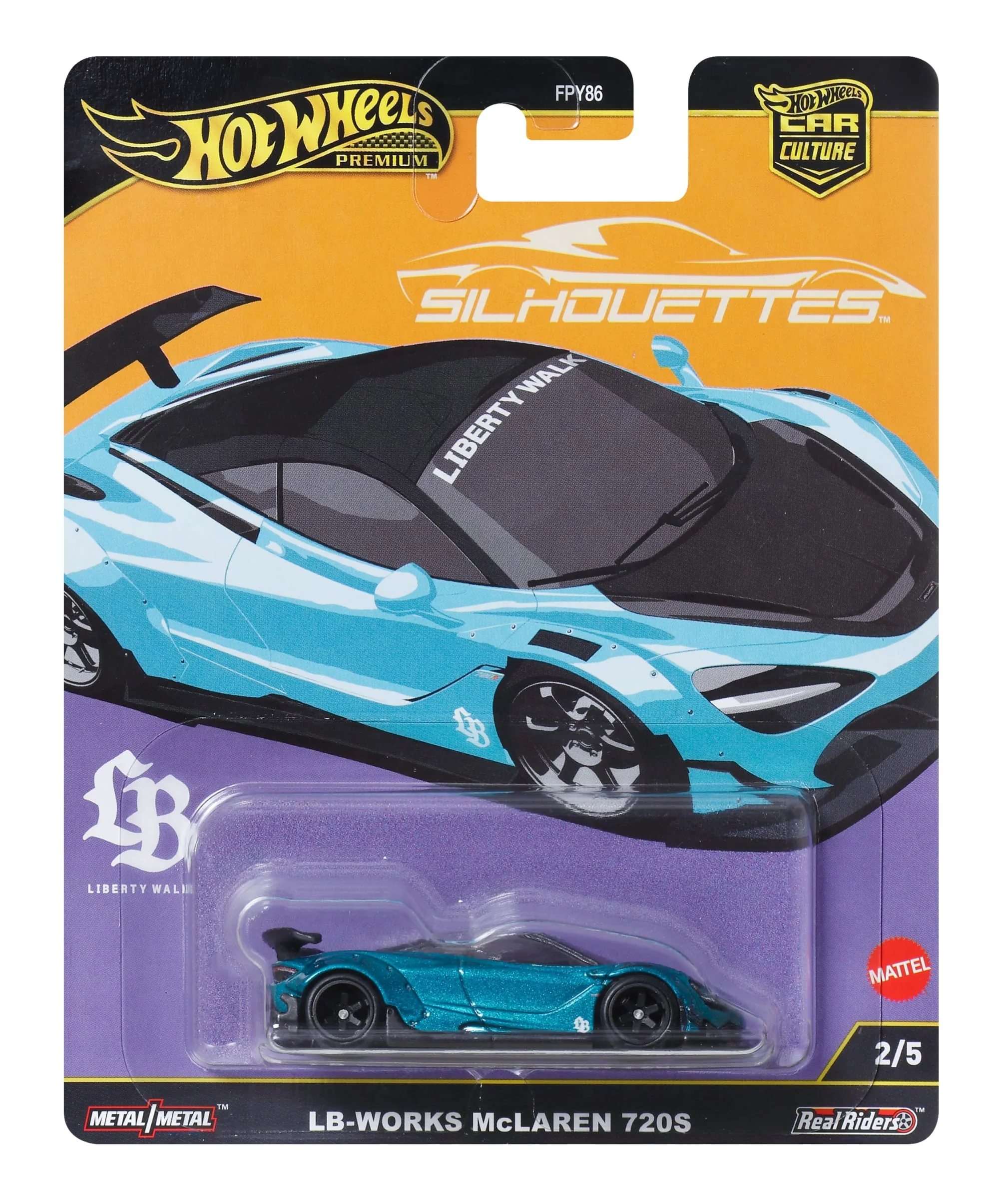 Hot Wheels Collector Veículo de Brinquedo Carro LB McLaren 720s - Image 6