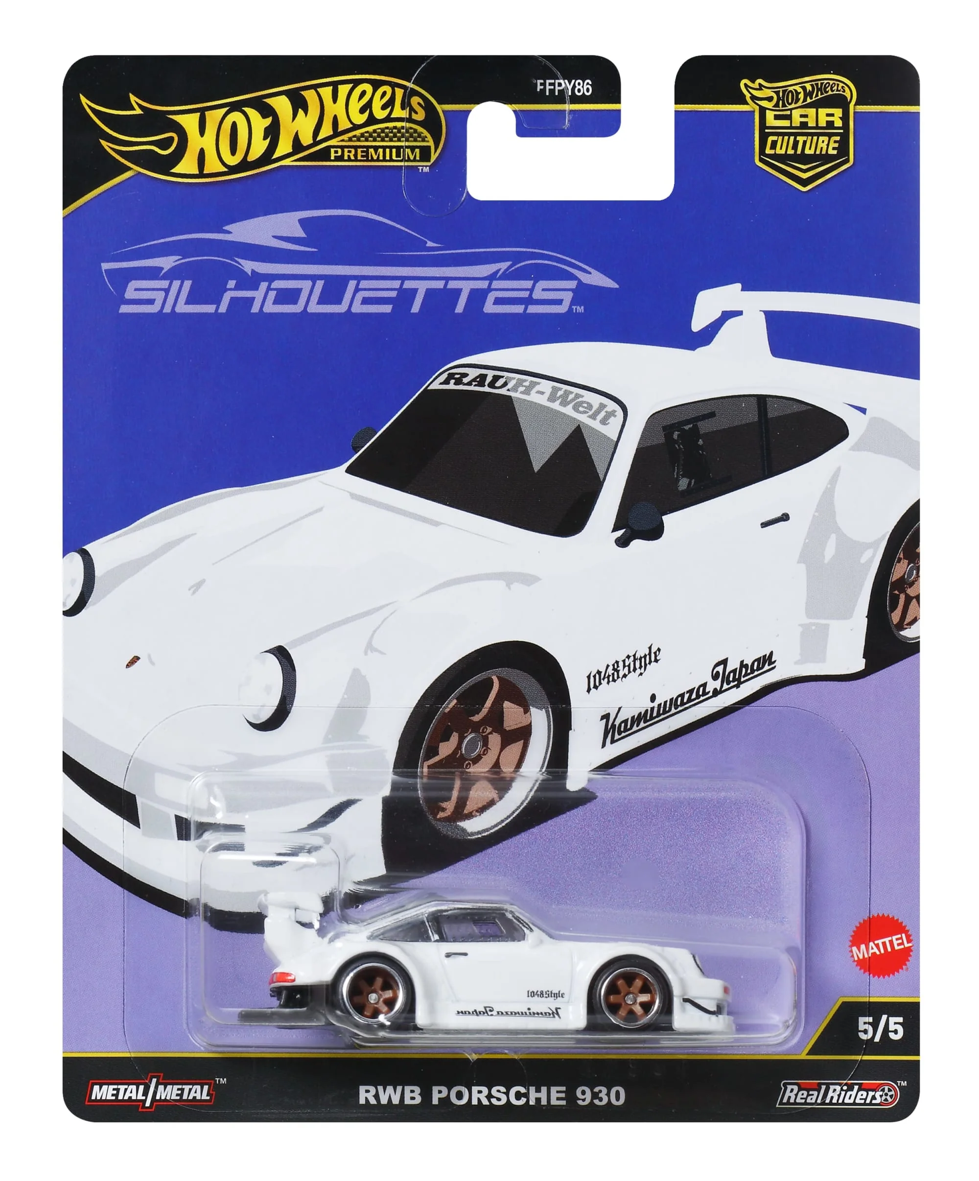 Hot Wheels Collector Veículo de Brinquedo Carro Porsche 930 RWB - Image 6