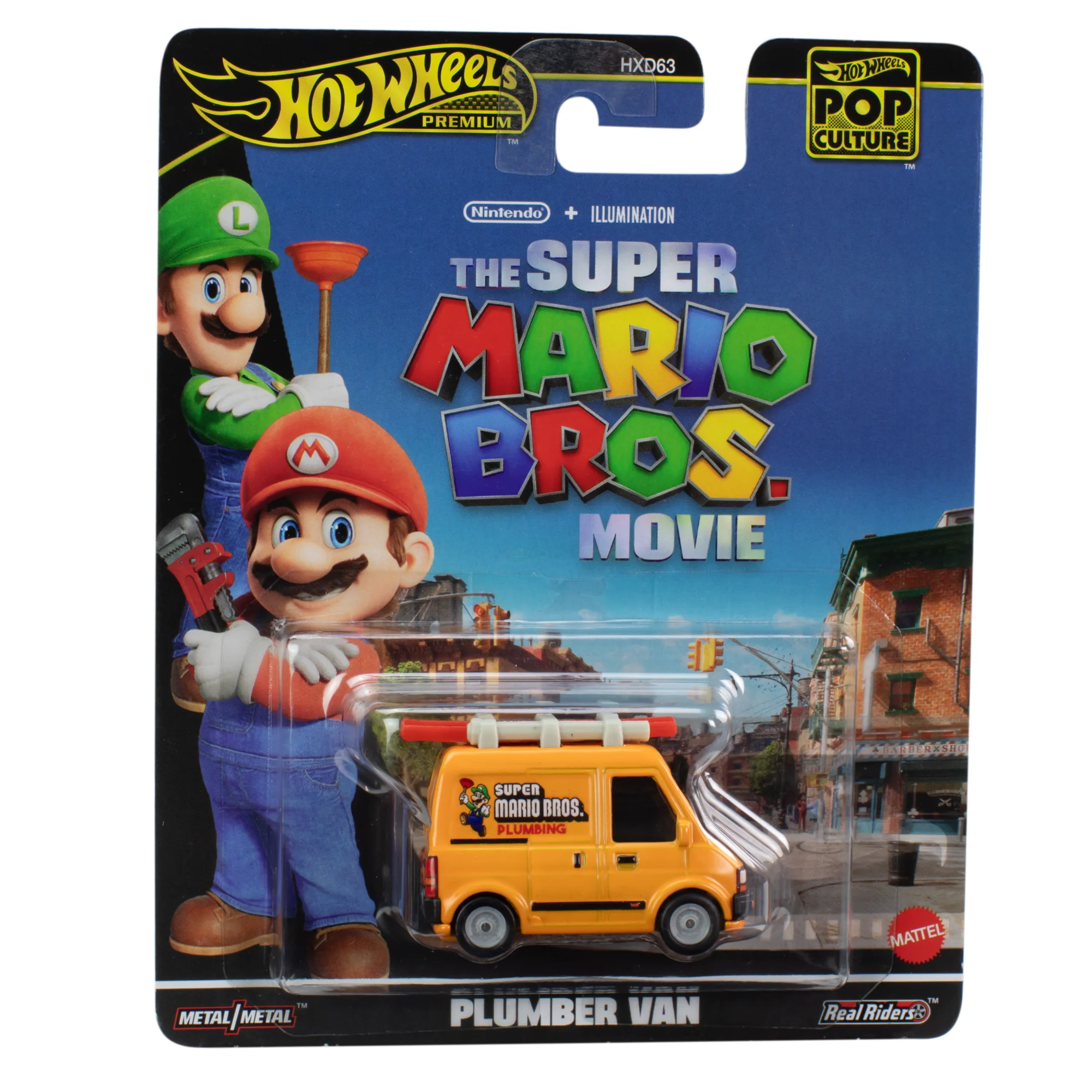 Hot Wheels Collector Veículo de Brinquedo Mario o Filme Van de Encanador - Image 7