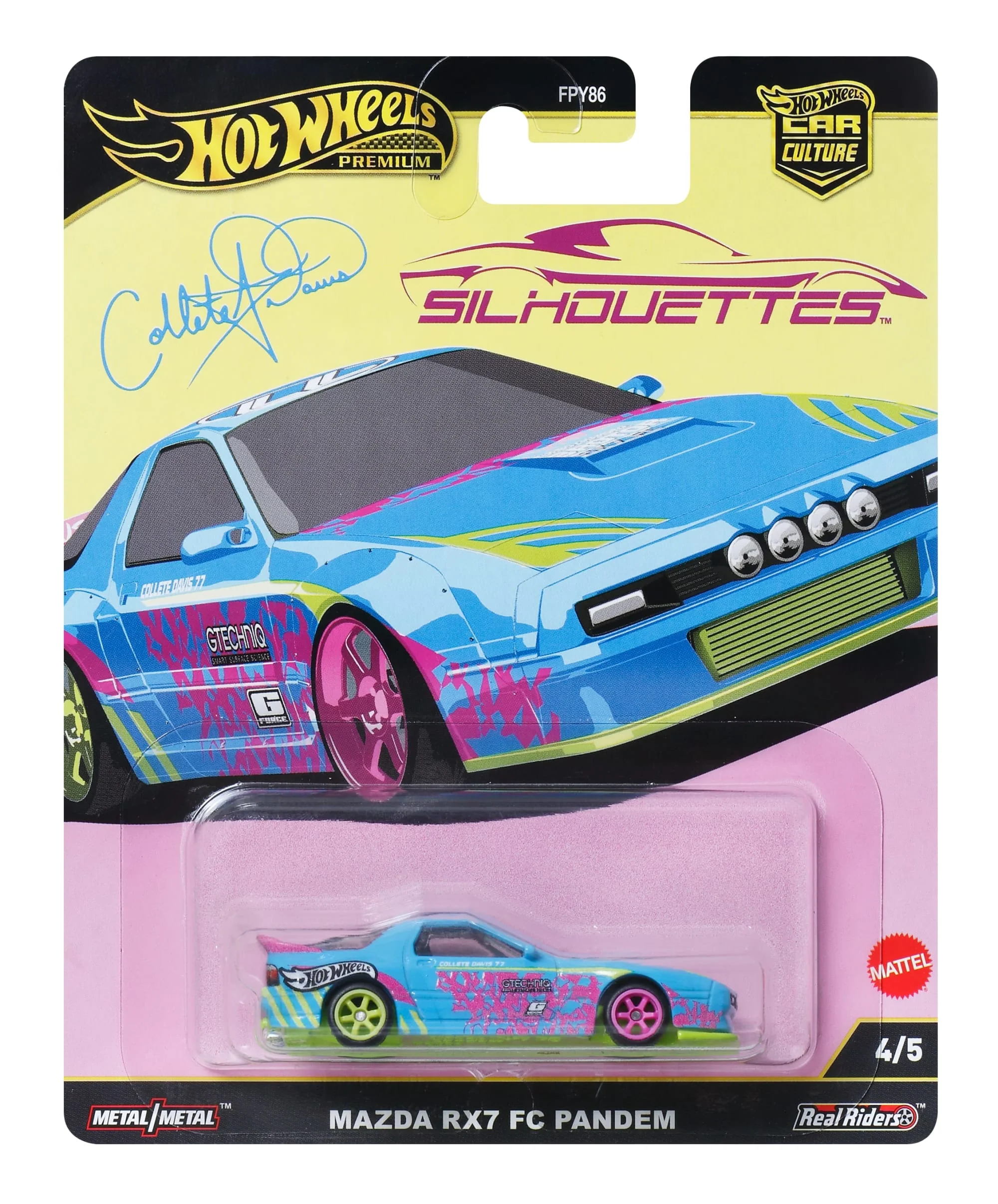 Hot Wheels Collector Veículo de Brinquedo Mazda RX7 FC Pandem - Image 6
