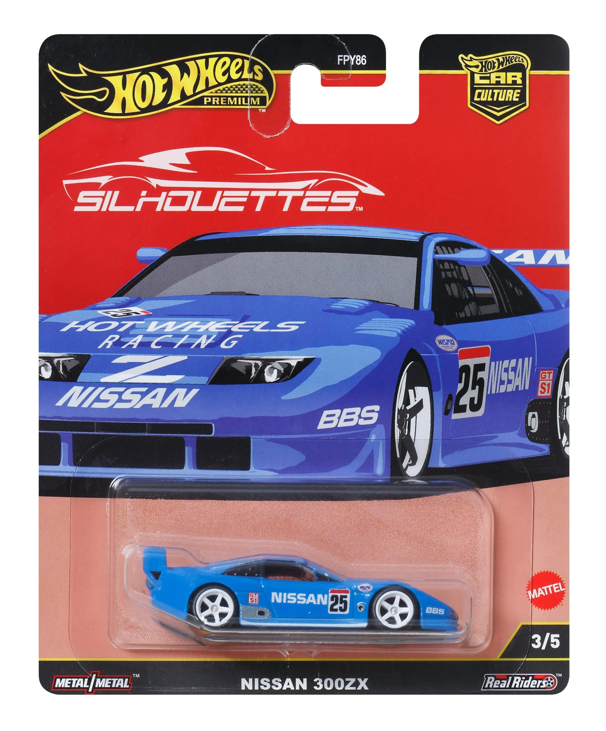Hot Wheels Collector Veículo de Brinquedo Nissan 300ZX IMSA GTS - Image 6