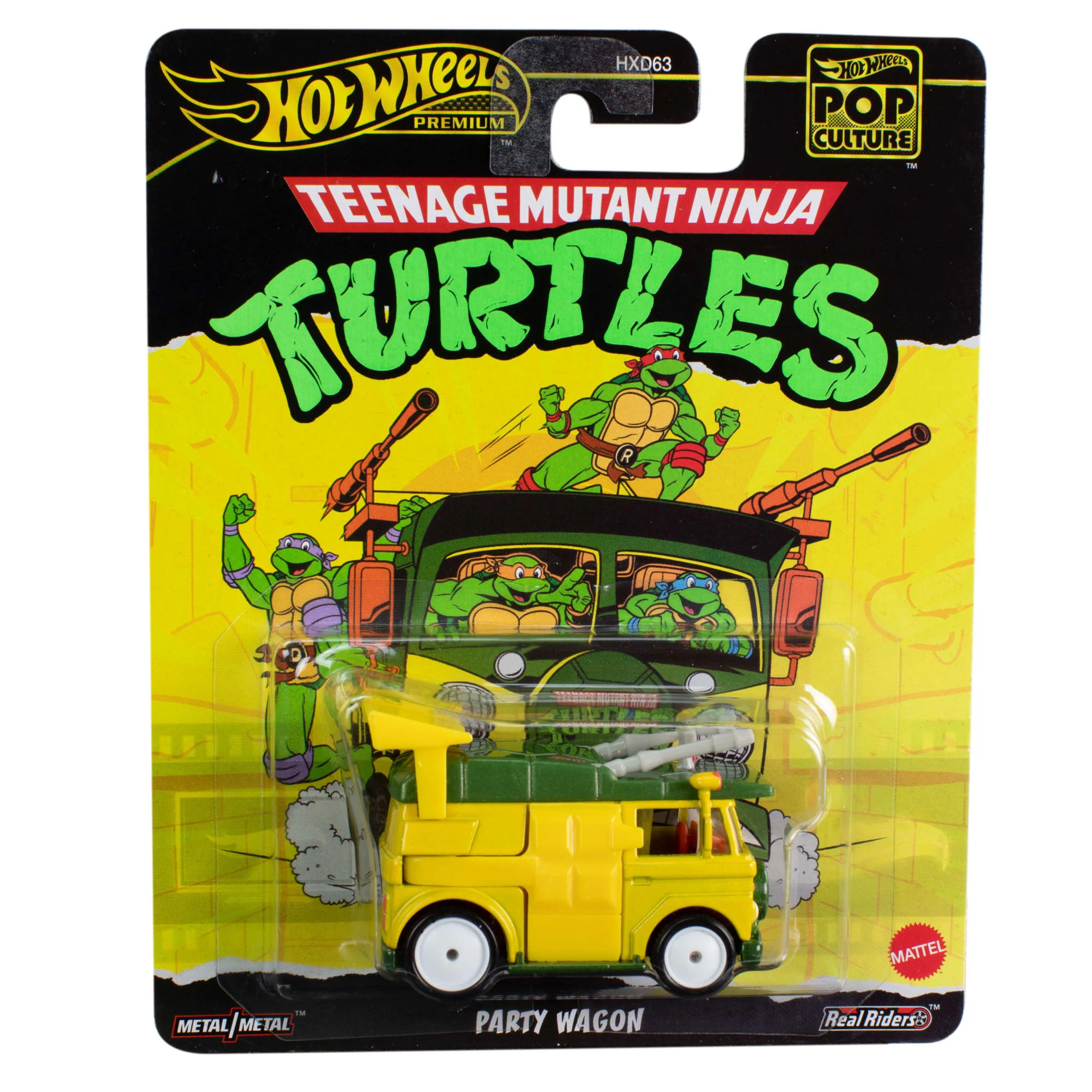 Hot Wheels Collector Veículo de Brinquedo Van de Festa TMNT - Image 6