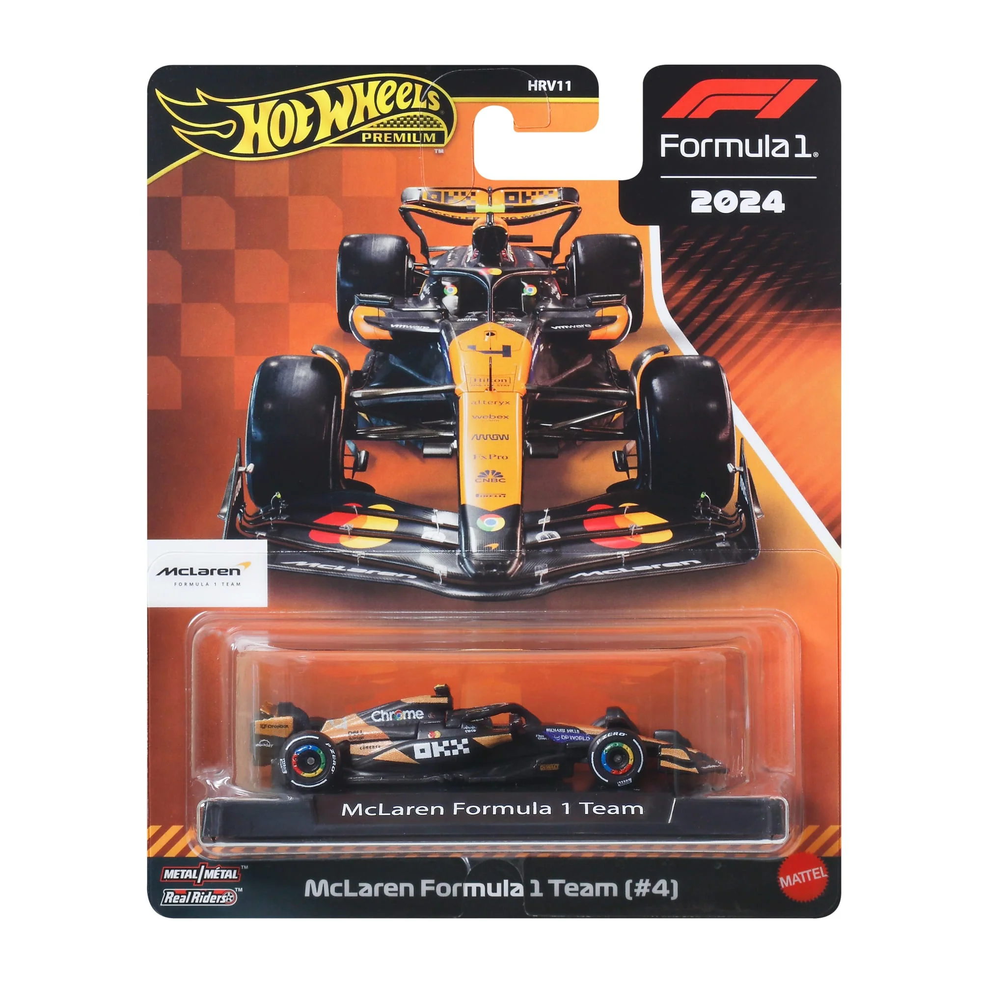 Hot Wheels Collector Veículo de Coleção Equipe McLaren Formula 1 Lando Norris - Image 6