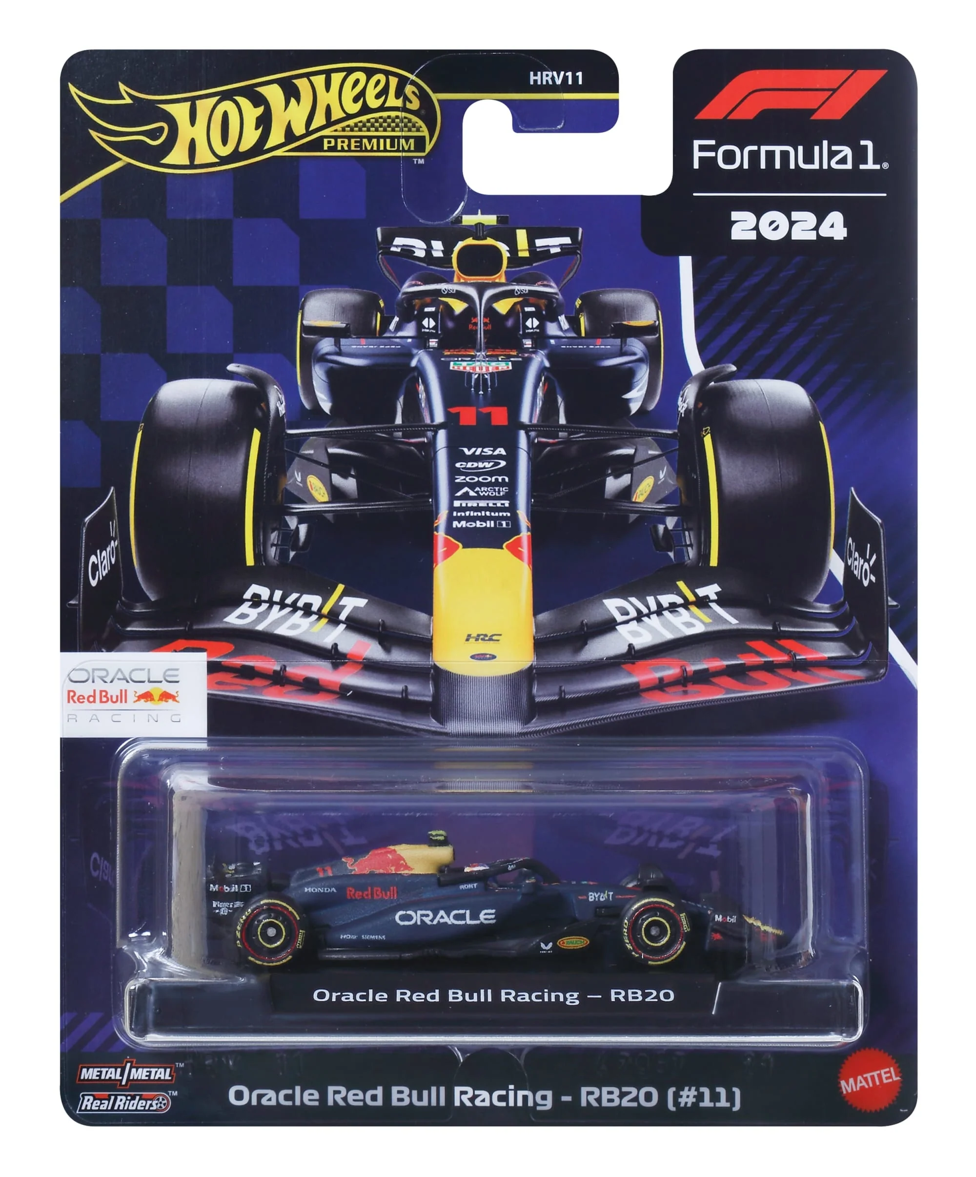 Hot Wheels Collector Veículo de Coleção Equipe Oracle Red Bull Racing Formula 1 Sergio Pérez - Image 6