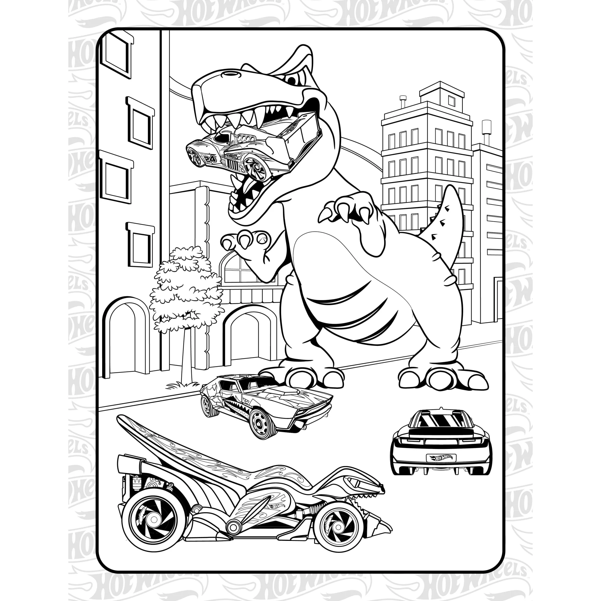 Hot Wheels: Giant Coloring Book - Image 3