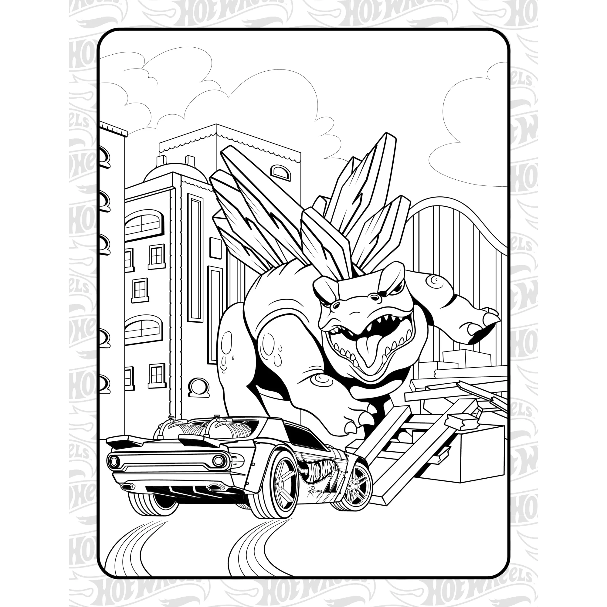 Hot Wheels: Giant Coloring Book - Image 4