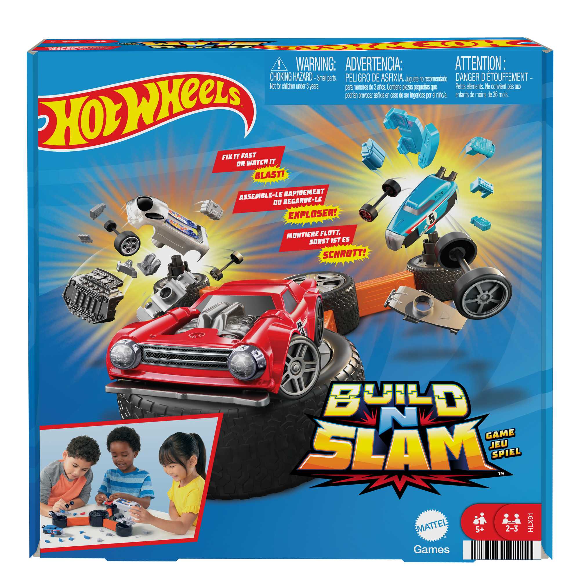 Hot Wheels Jeux Pour enfants Build ‘N Slam | Jeu de Véhicules - Image 6