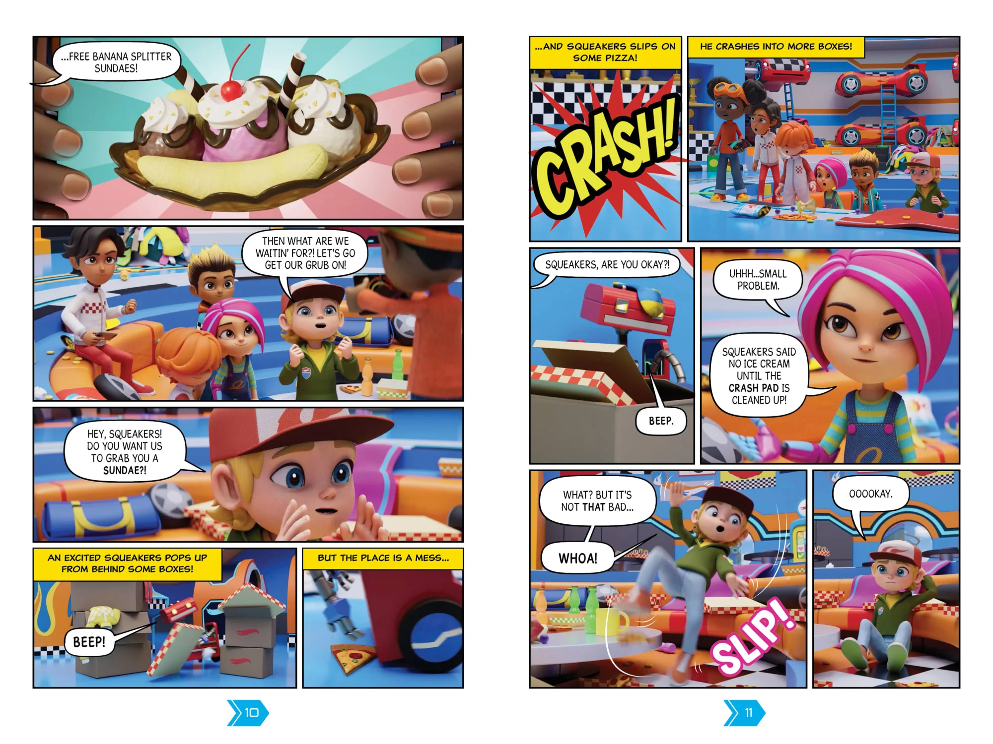 Hot Wheels Let's Race: Cleanup Challenge (Comic Reader) - Image 2