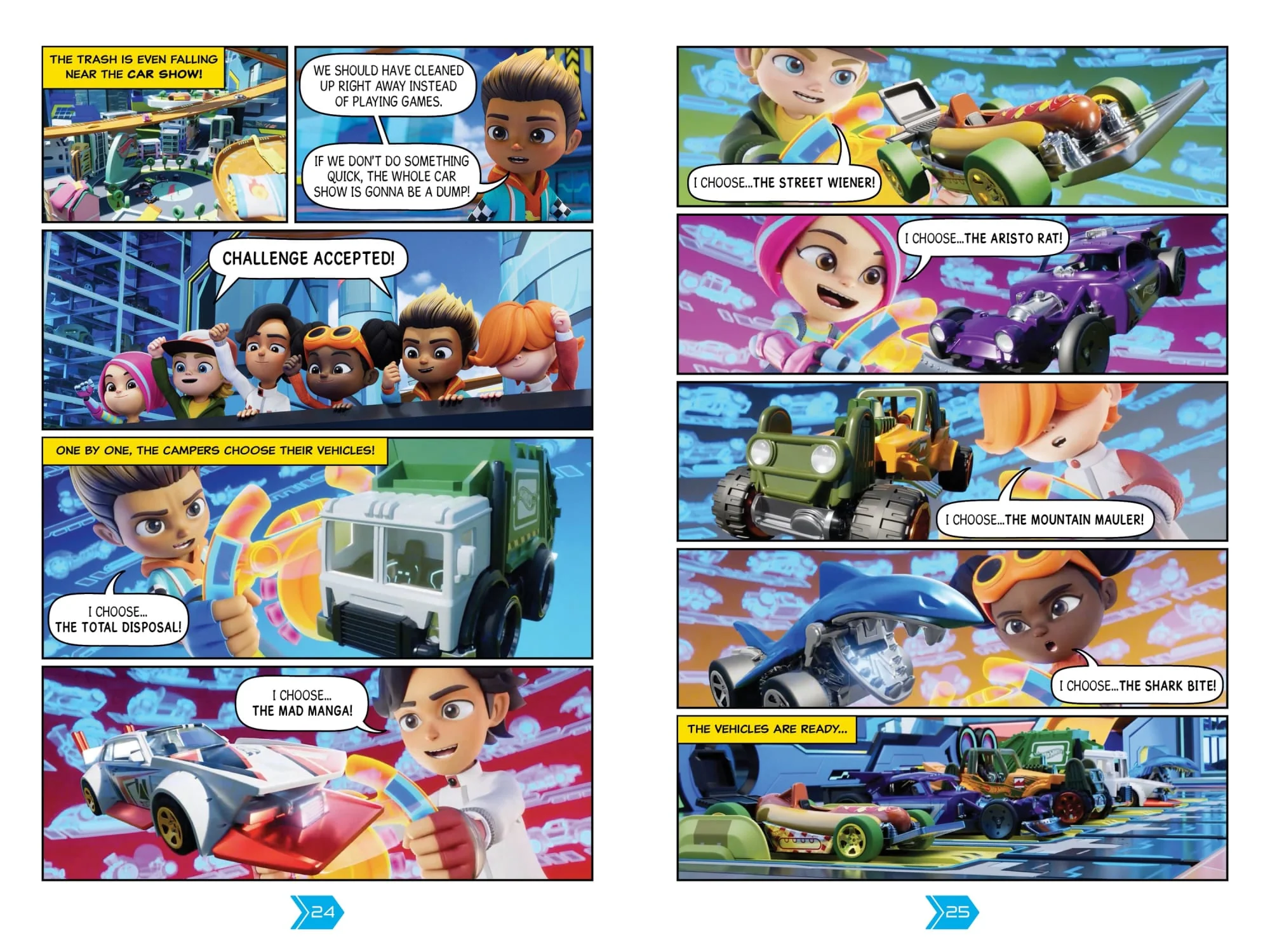 Hot Wheels Let's Race: Cleanup Challenge (Comic Reader) - Image 3
