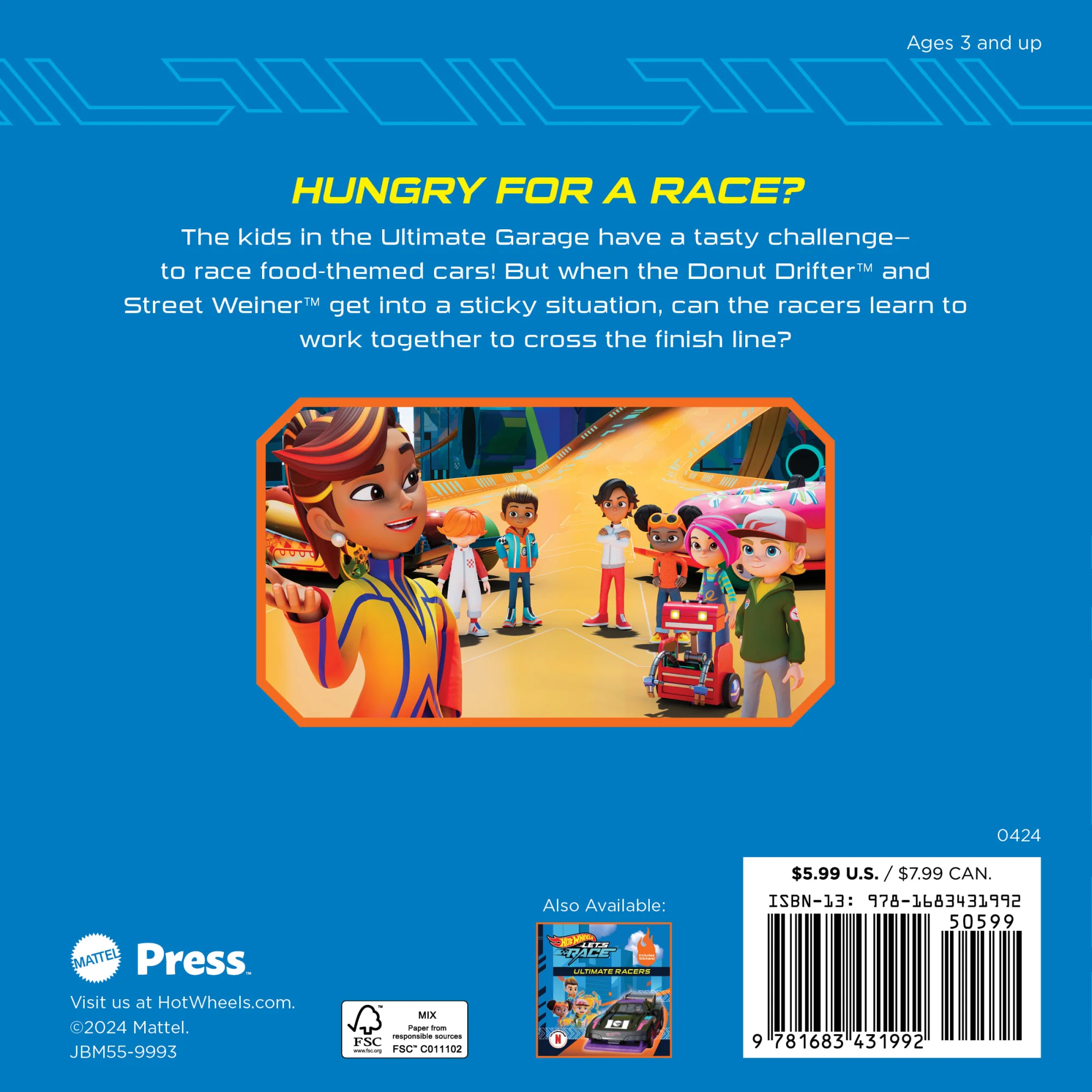 Hot Wheels Let's Race: Fast Food, Fast Cars! (Ages 3 - 7) | Mattel - Image 2