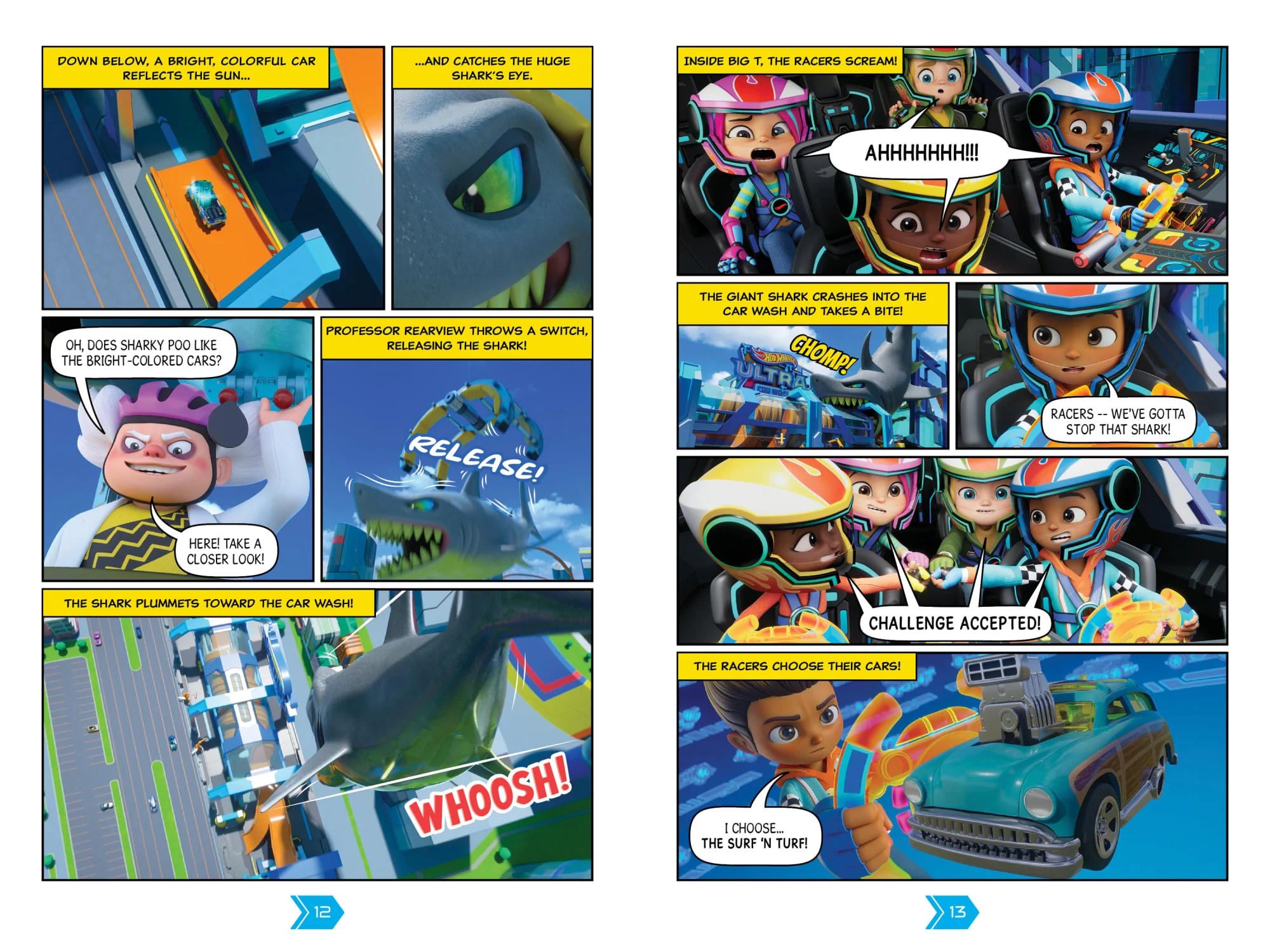 Hot Wheels Let's Race: Racers To The Rescue (Comic Reader) - Image 2