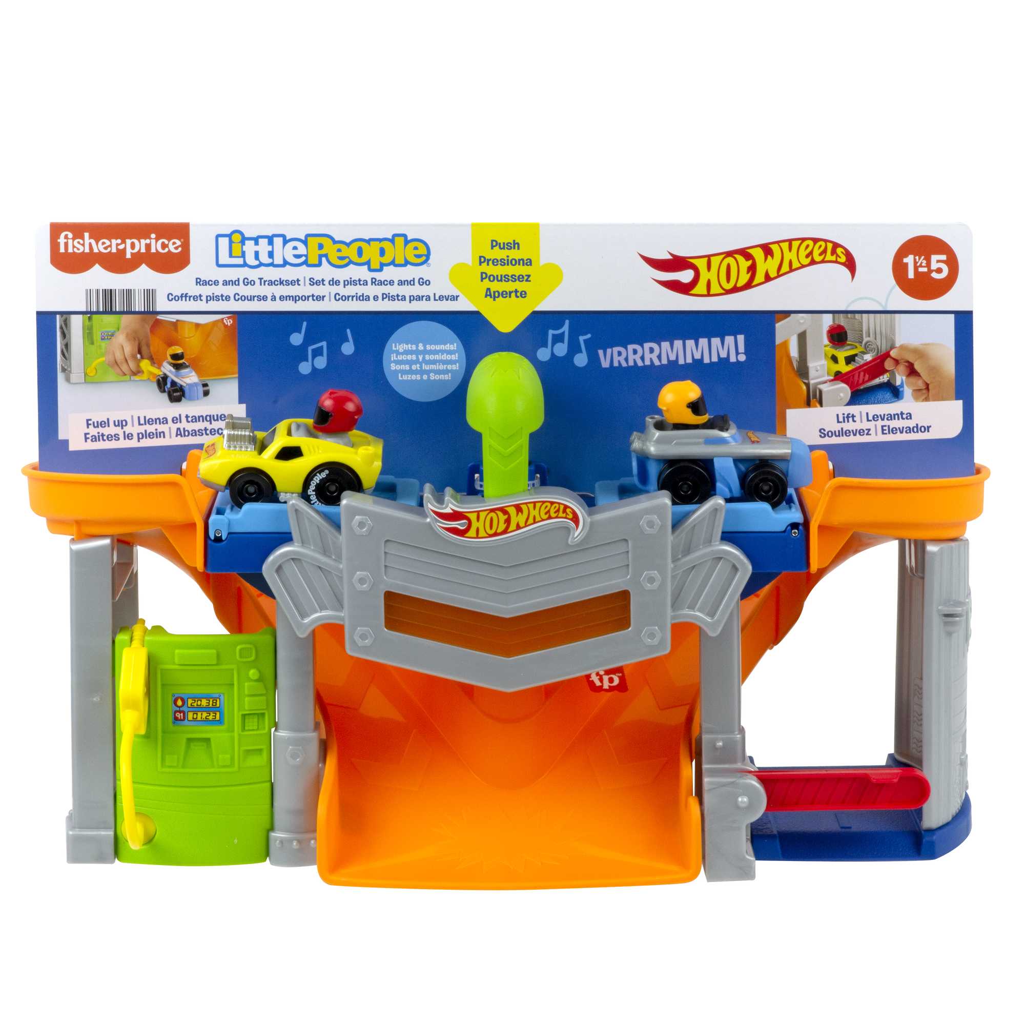 Fisher-Price HW Little People Coffret Piste Course à Emporter - Image 6