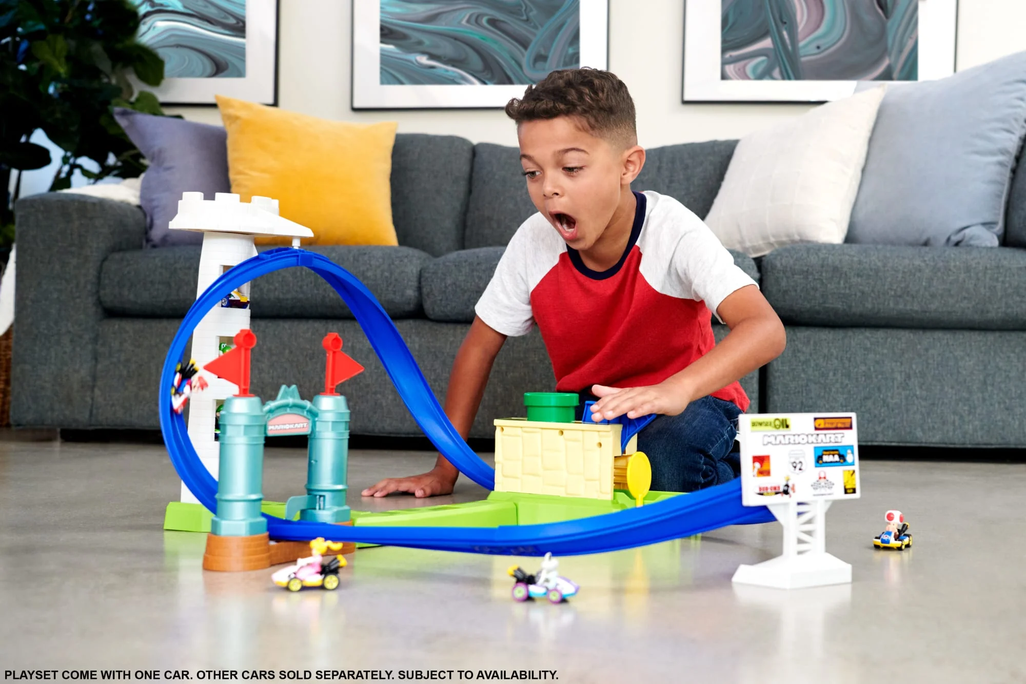 Hot Wheels®-Mario Kart-Circuit Lanceur, Avec Véhicule Mario Kart - Image 2